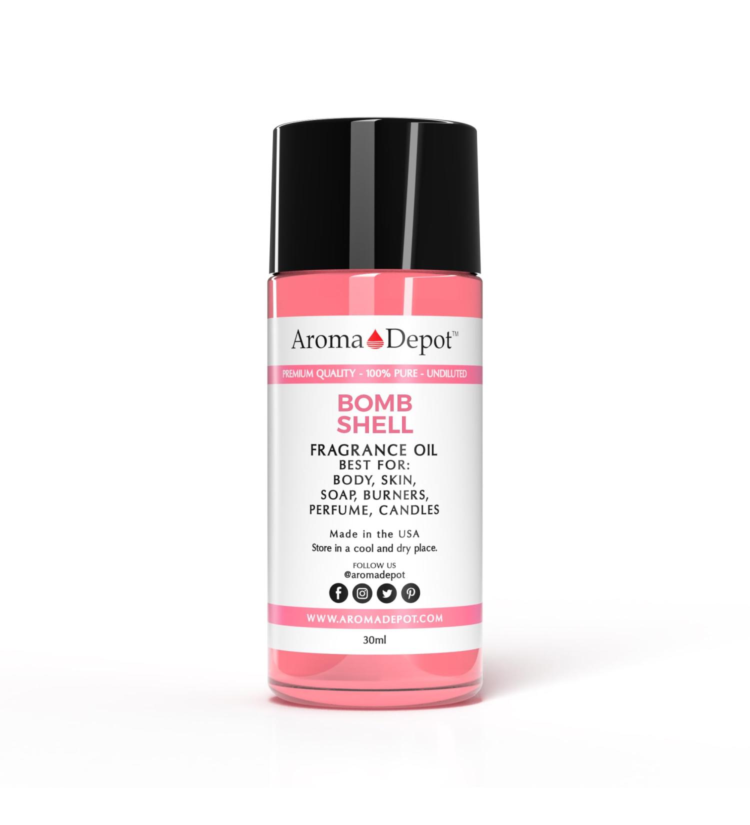 Bombshell Type 30ml Fragrance Oil - Versatile Scented Oil for DIY Candles Bath Bombs Body Butters & More - International Shipping Available - Buy Online on GoSupps.com