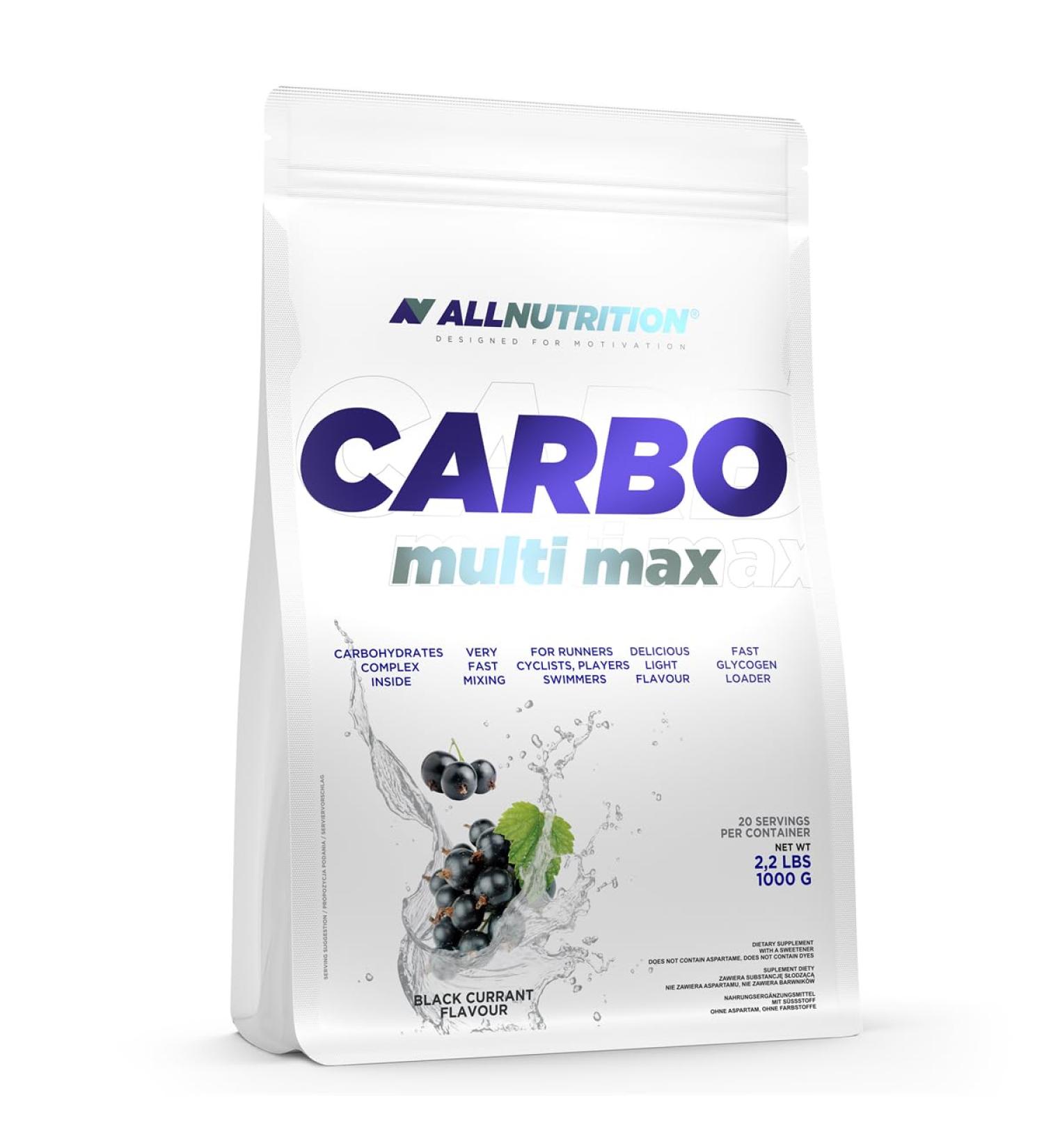 Allnutrition Carbo Multi Max Strawberry - 1kg - Buy Online on GoSupps.com