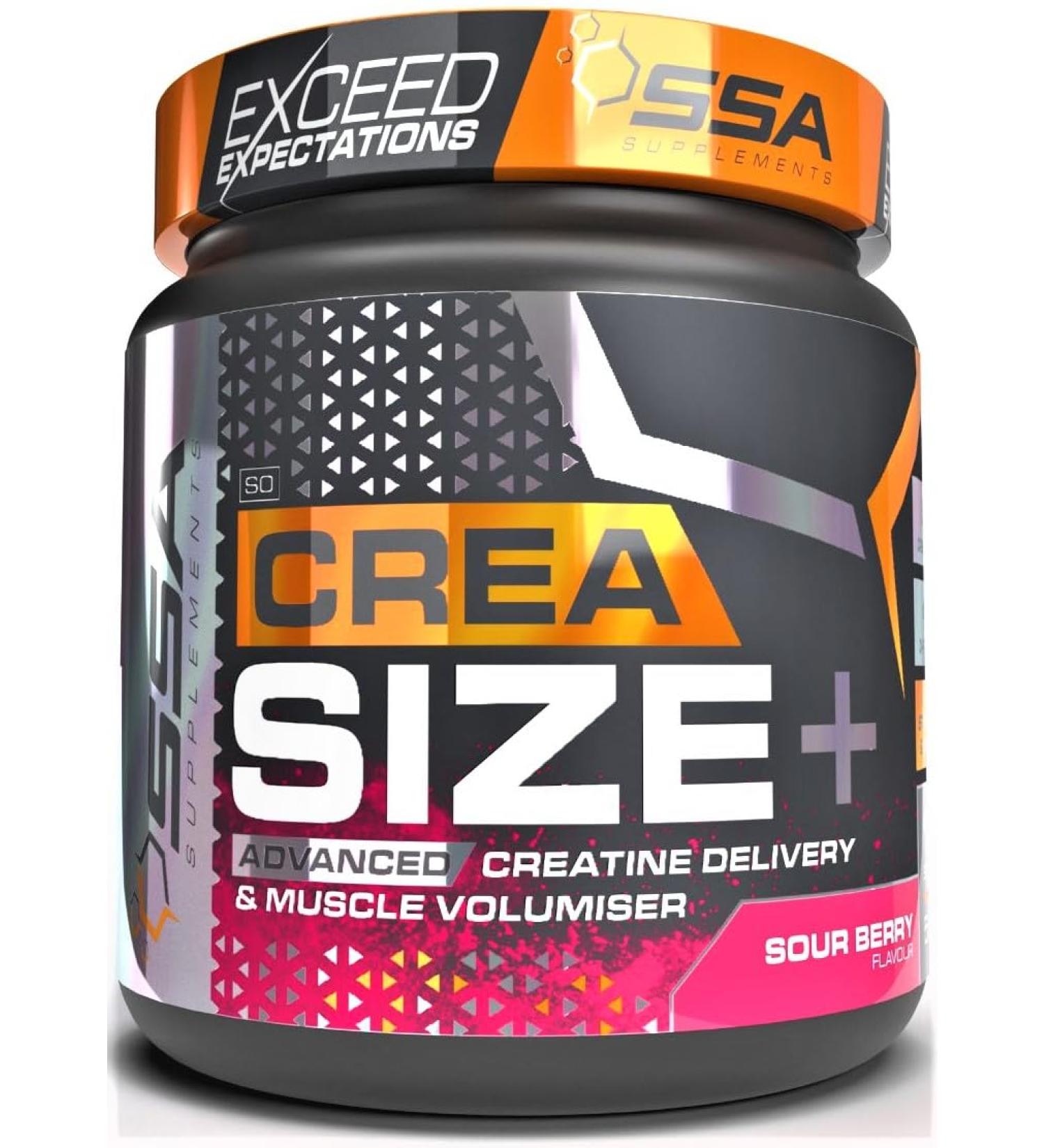 SSA Creatine Monohydrate Powder with D-Ribose for Muscle Gain & Recovery | Pure Micronized Creatine | Sour Berry 1.2lb - Boost Performance & Volumization - Buy Online on GoSupps.com