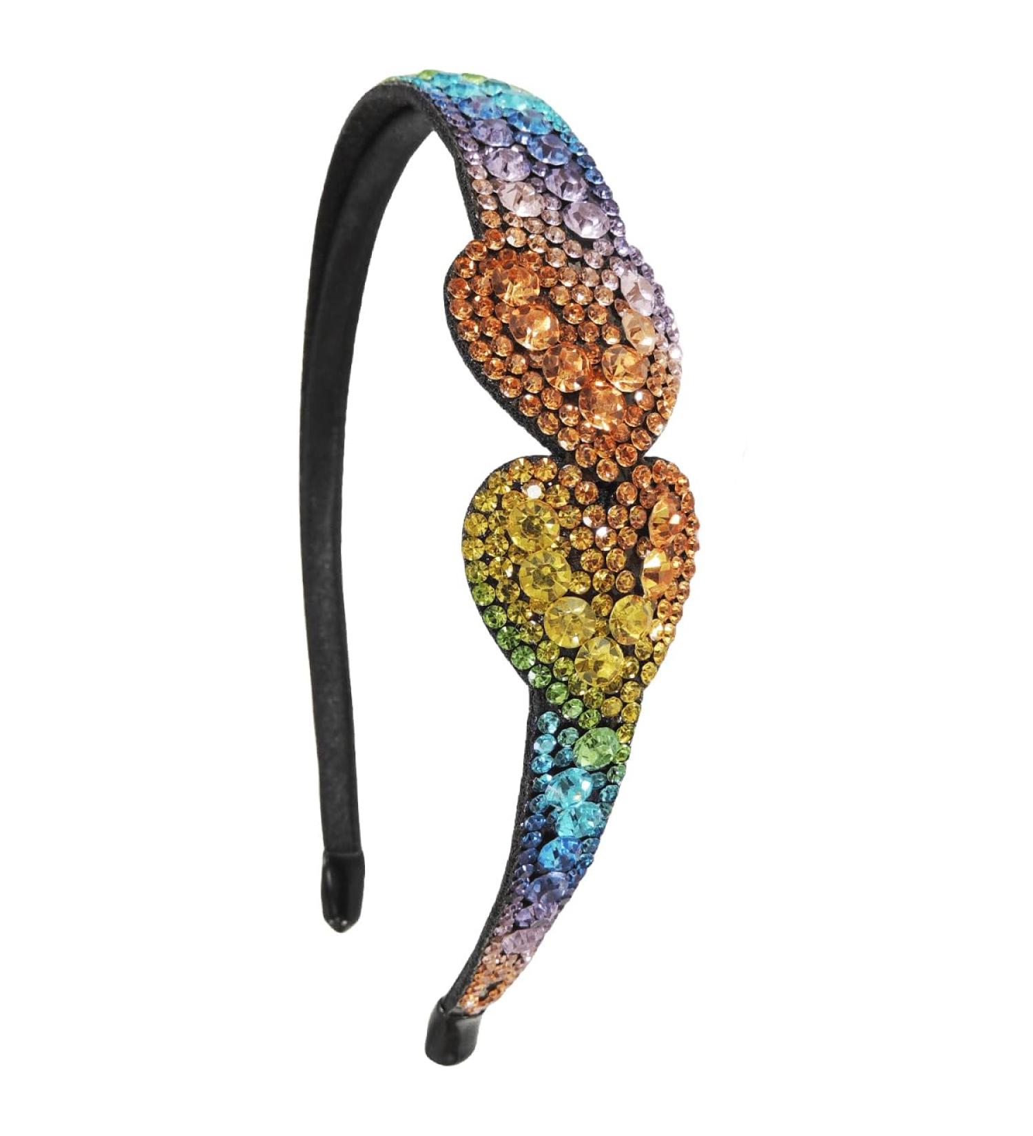 scicent Headbands for Women's Hair Rhinestone Jeweled Head Band Wedding Bridal Wide Band Hairband Beaded Sparkly Crystal Diamond Head Hoops Glitter Bling Birthday Party Holiday Hair Band - 29507 - Buy Online on GoSupps.com
