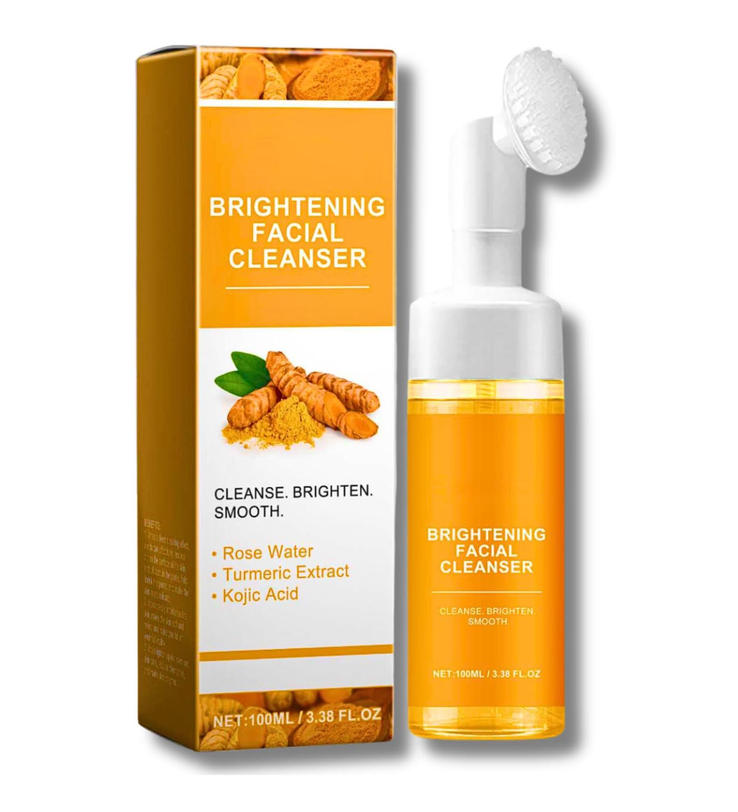 Turmeric Kojic Acid Foaming Cleanser Turmeric Face Wash Deep Cleansing Foaming Turmeric Oil Cleanser Ultra-Gentle Clean And Clear Cleanser For Acne Prone Skin Remove Impurities & Control Shine - Buy Online on GoSupps.com