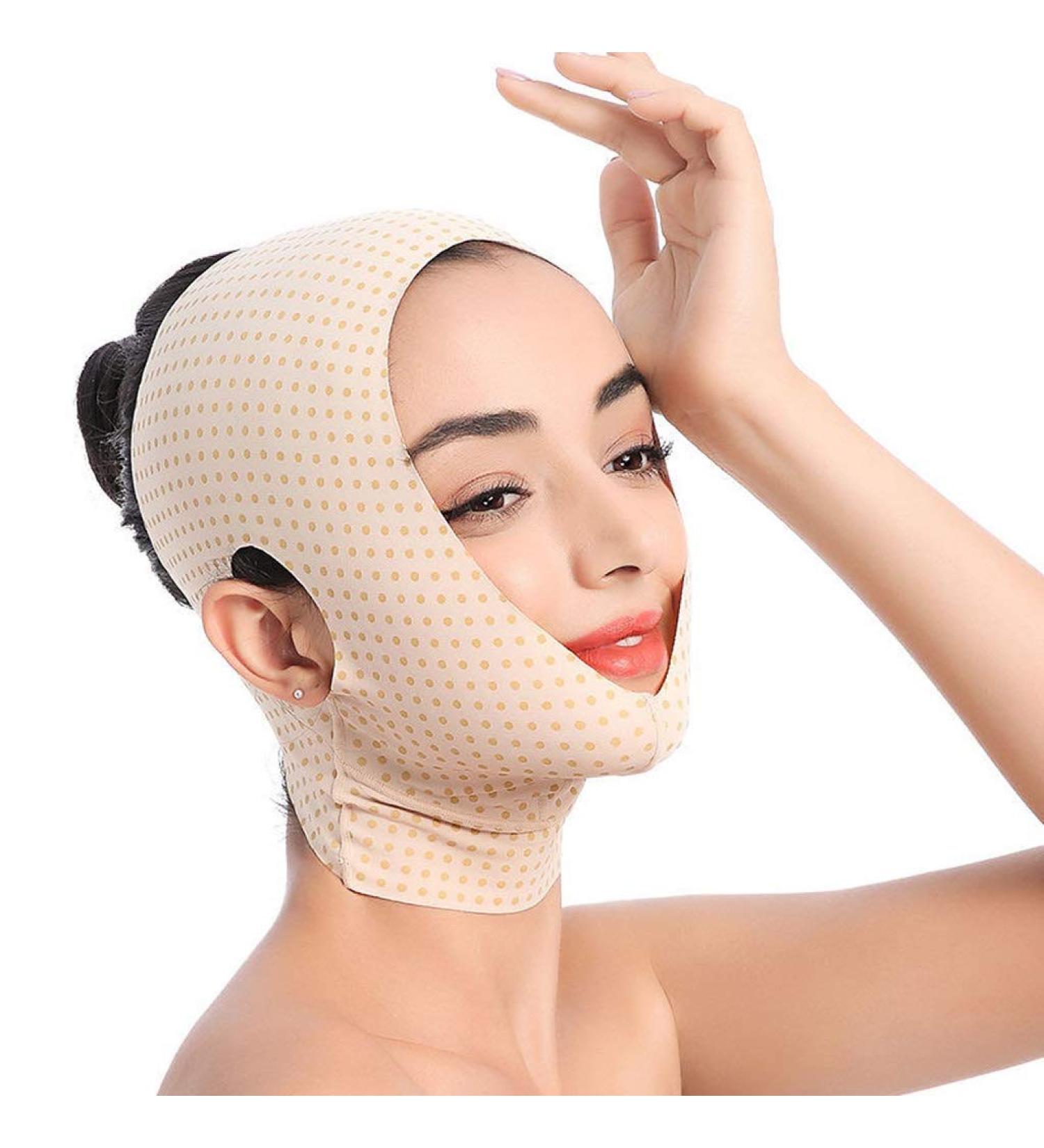 Seamless Sleep Facelifting Bandage - Small V Face Lifting for Effortless Contour - Buy Online on GoSupps.com