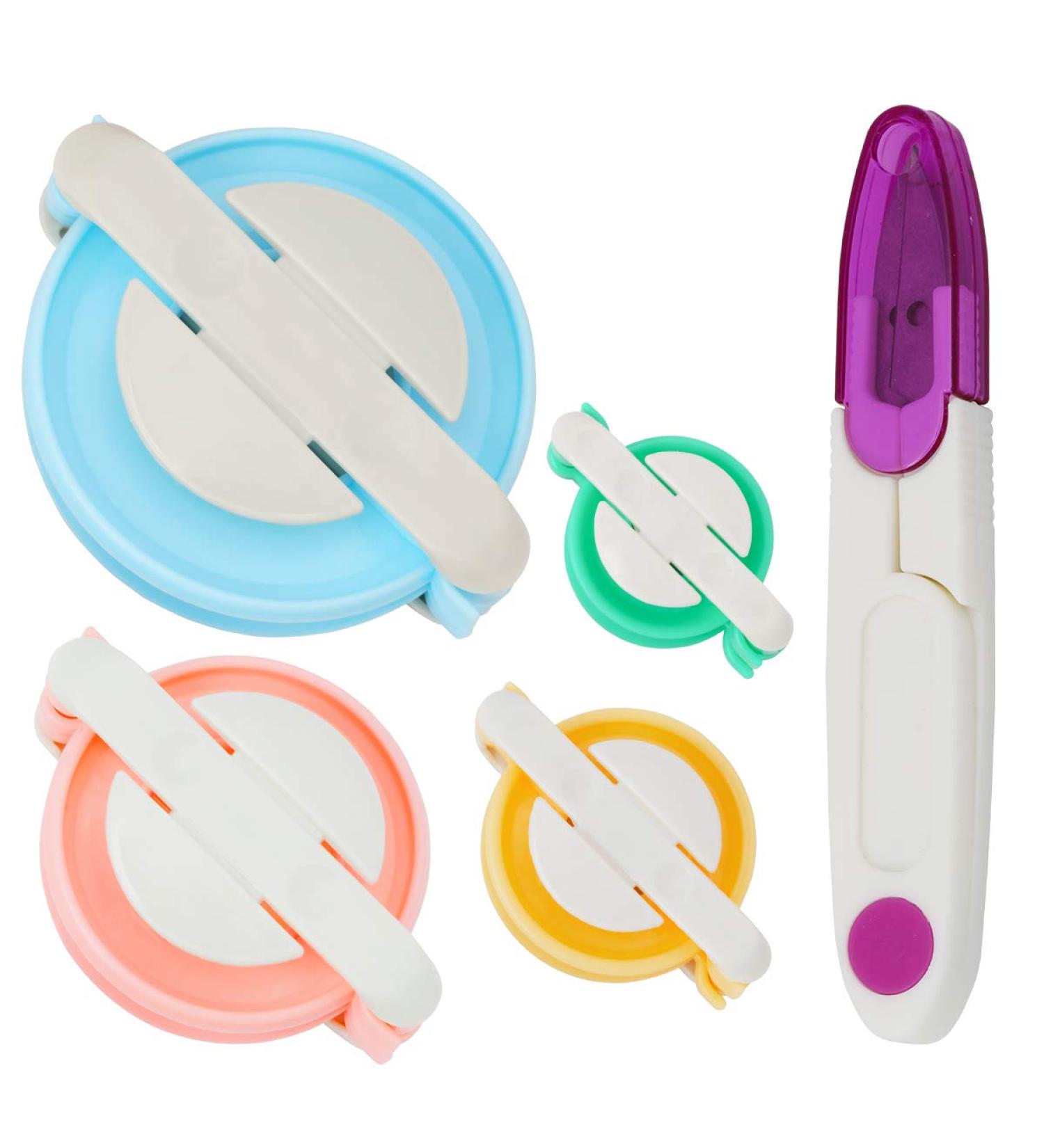 Zhaoyao Pom Pom Makers Set - 4 Sizes, DIY Fluff Ball Weaver with Cutter Scissors for Wool Yarn Knitting Craft - Buy Online on GoSupps.com