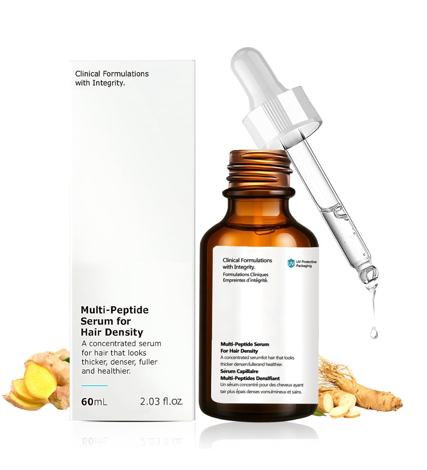 Multi-peptide Serum for Hair Density Peptides Hair Growth Serum Pousse de Cheveux Pr vient la Chute Des Cheveux Rafra chissant et Non Gras Convient Aux Hommes et Aux Femmes 30ml - Buy Online on GoSupps.com