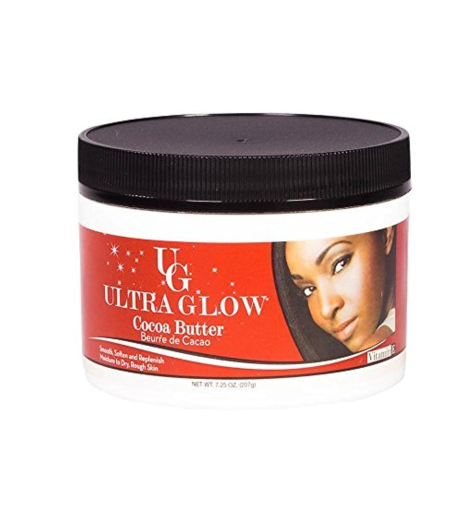 Ultra Glow Cocoa Butter 7.25 oz - Hydrating Skin Moisturizer for All Skin Types | International Shipping Available - Buy Online on GoSupps.com