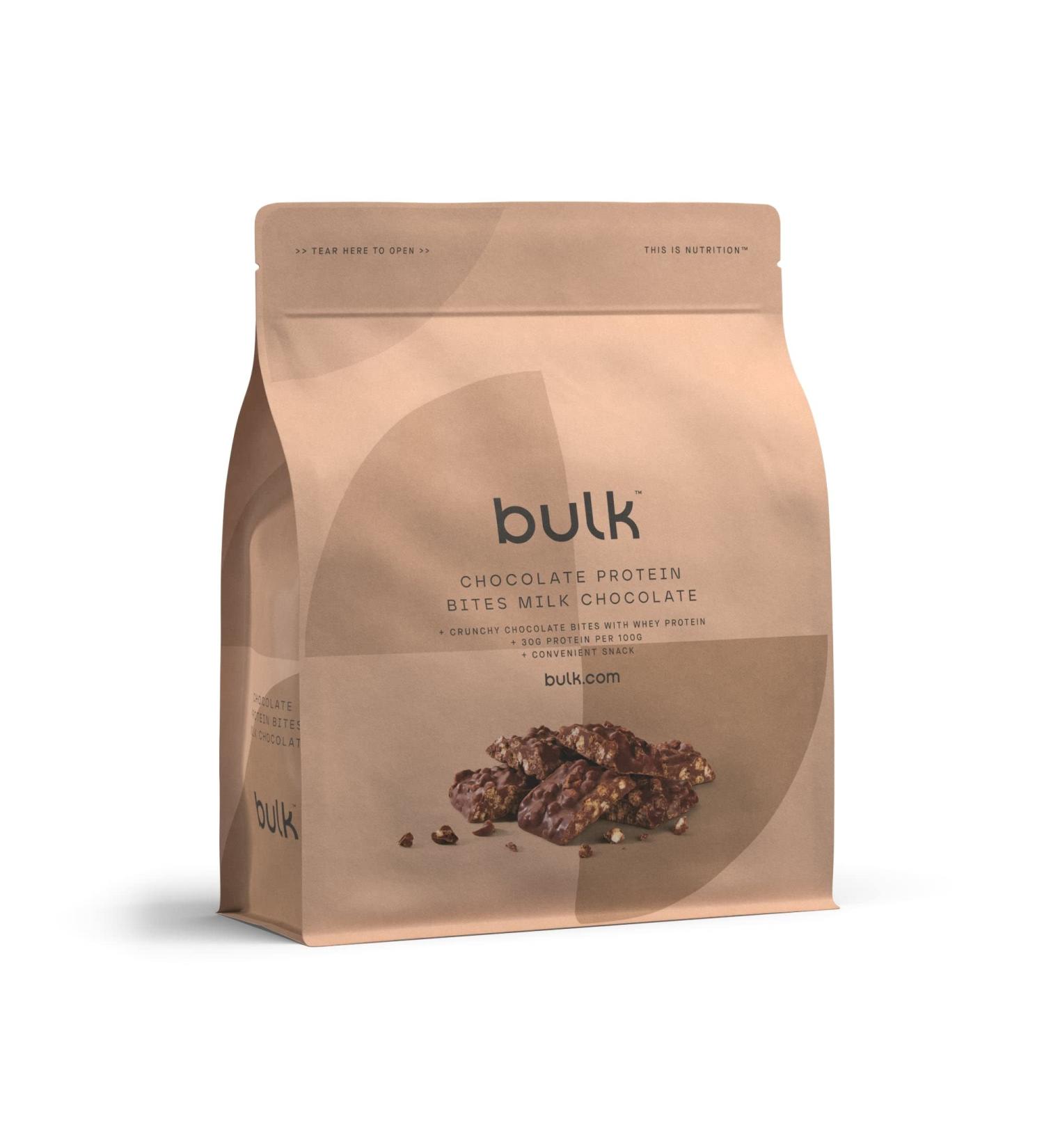 Buy Bulk Protein Chocolate Bites - Milk Chocolate 500g | 10 Servings | International Shipping Available - Buy Online on GoSupps.com