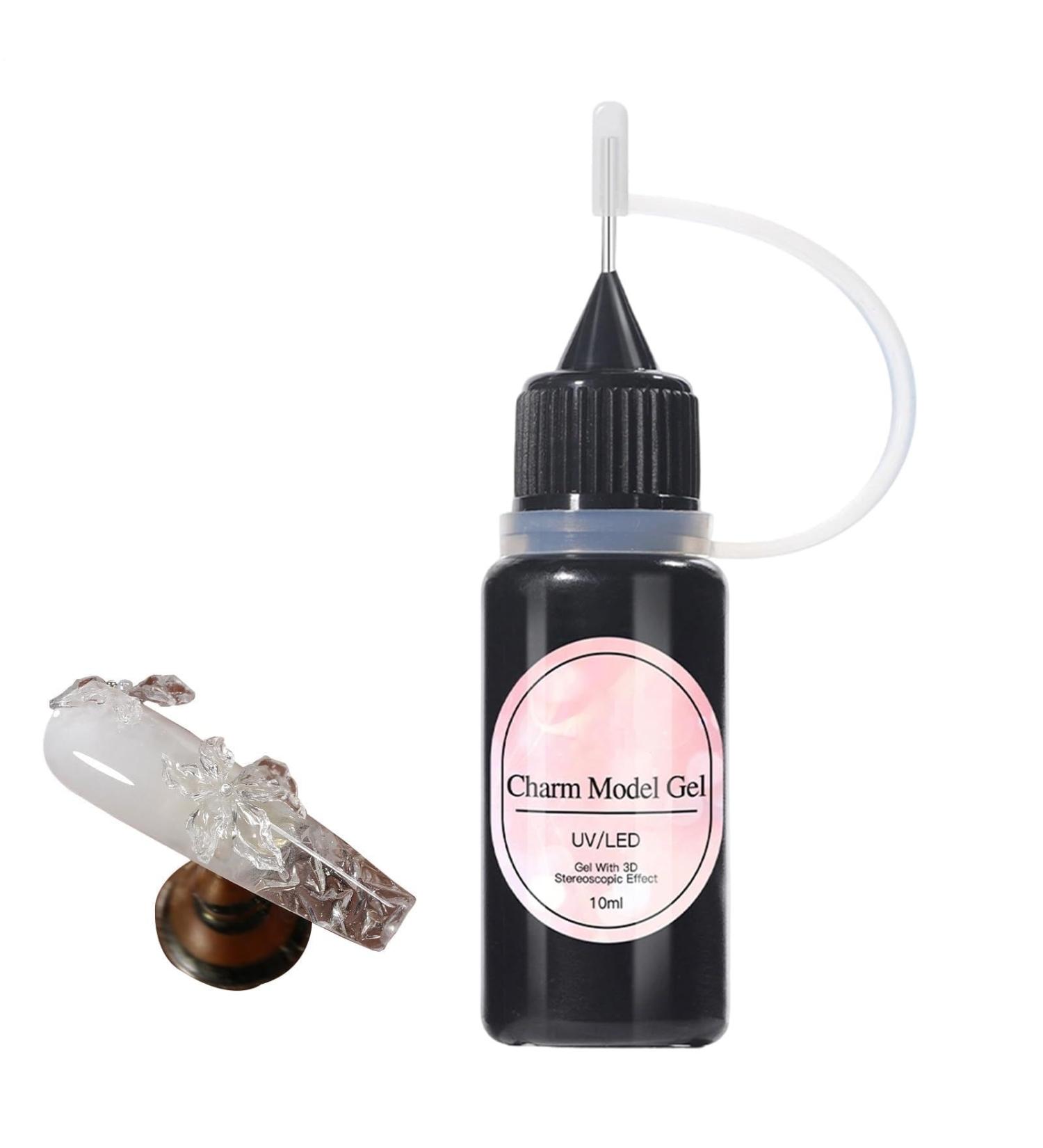  Yqooup Nail Modeling Gel 10ml Jewelry Molding Glue 3D Nail Builder Gel for Nail Extensions Nail Art Polish Rhinestones and - Buy Online on GoSupps.com