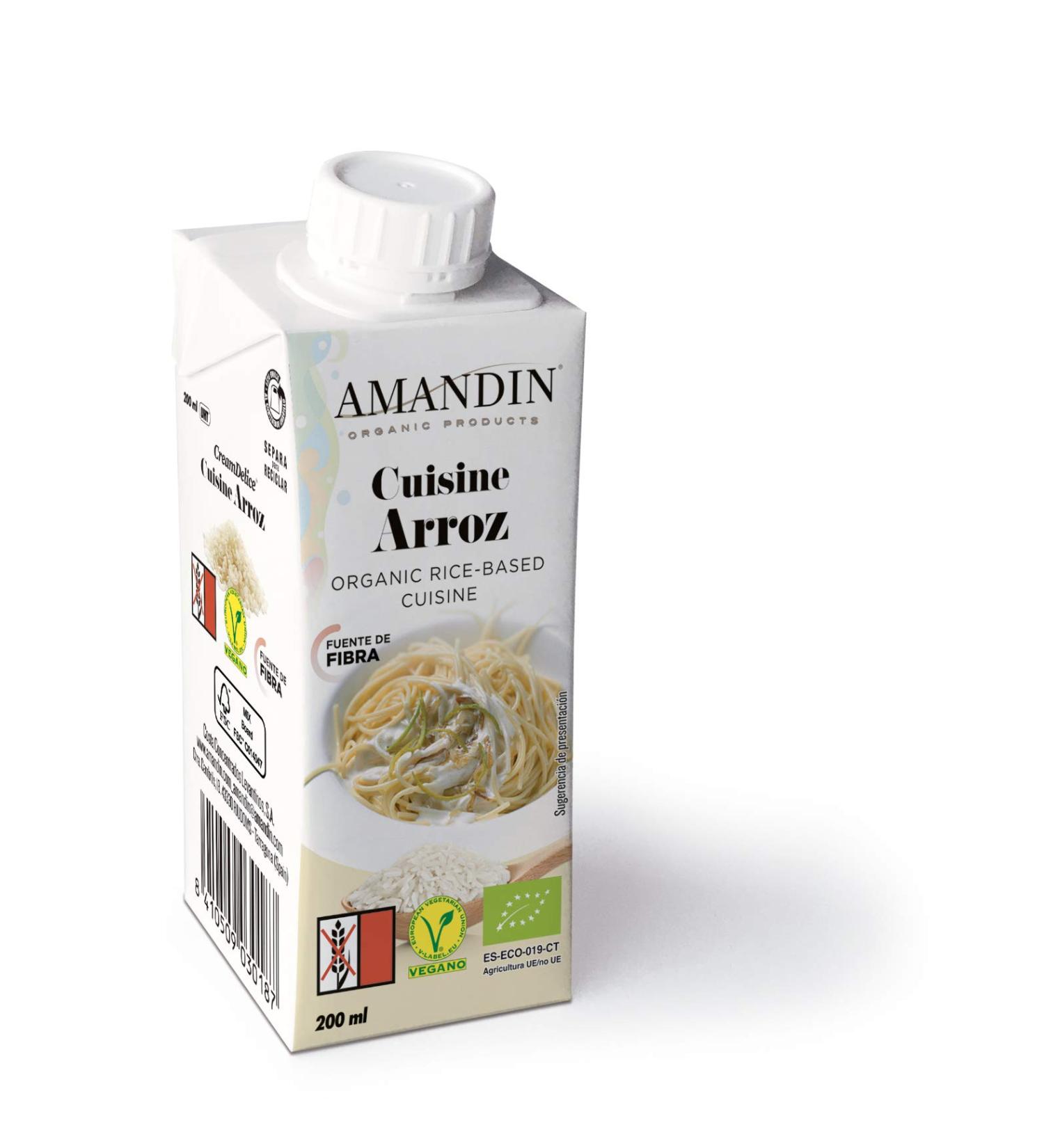 Amandin Amand n Organic Rice Cooking Sauce 200ml 1 Piece