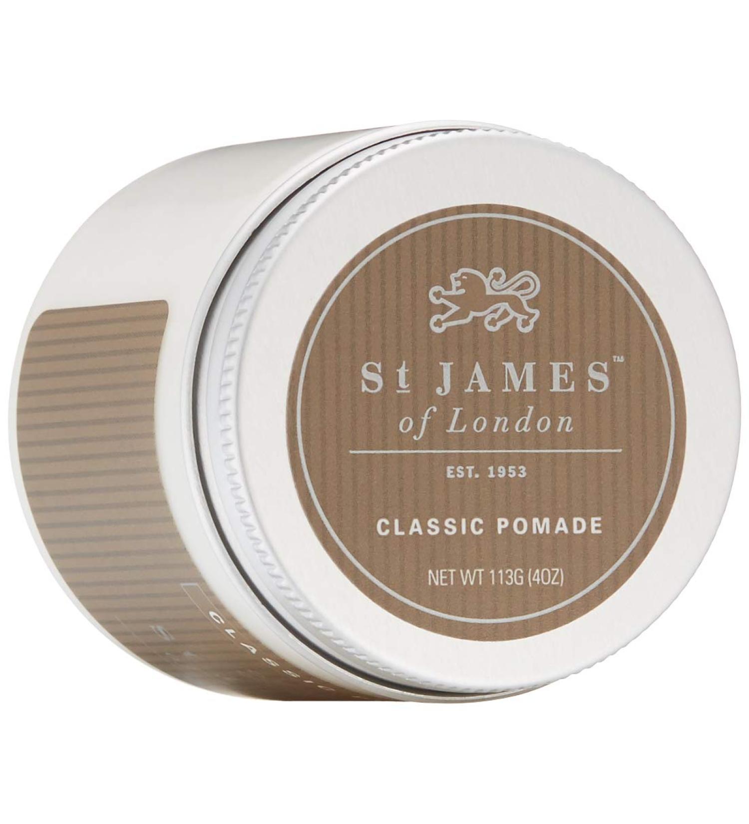 St James of London Pomade 4 oz - Premium Hair Styling for All Hair Types | International Shipping Available - Buy Online on GoSupps.com