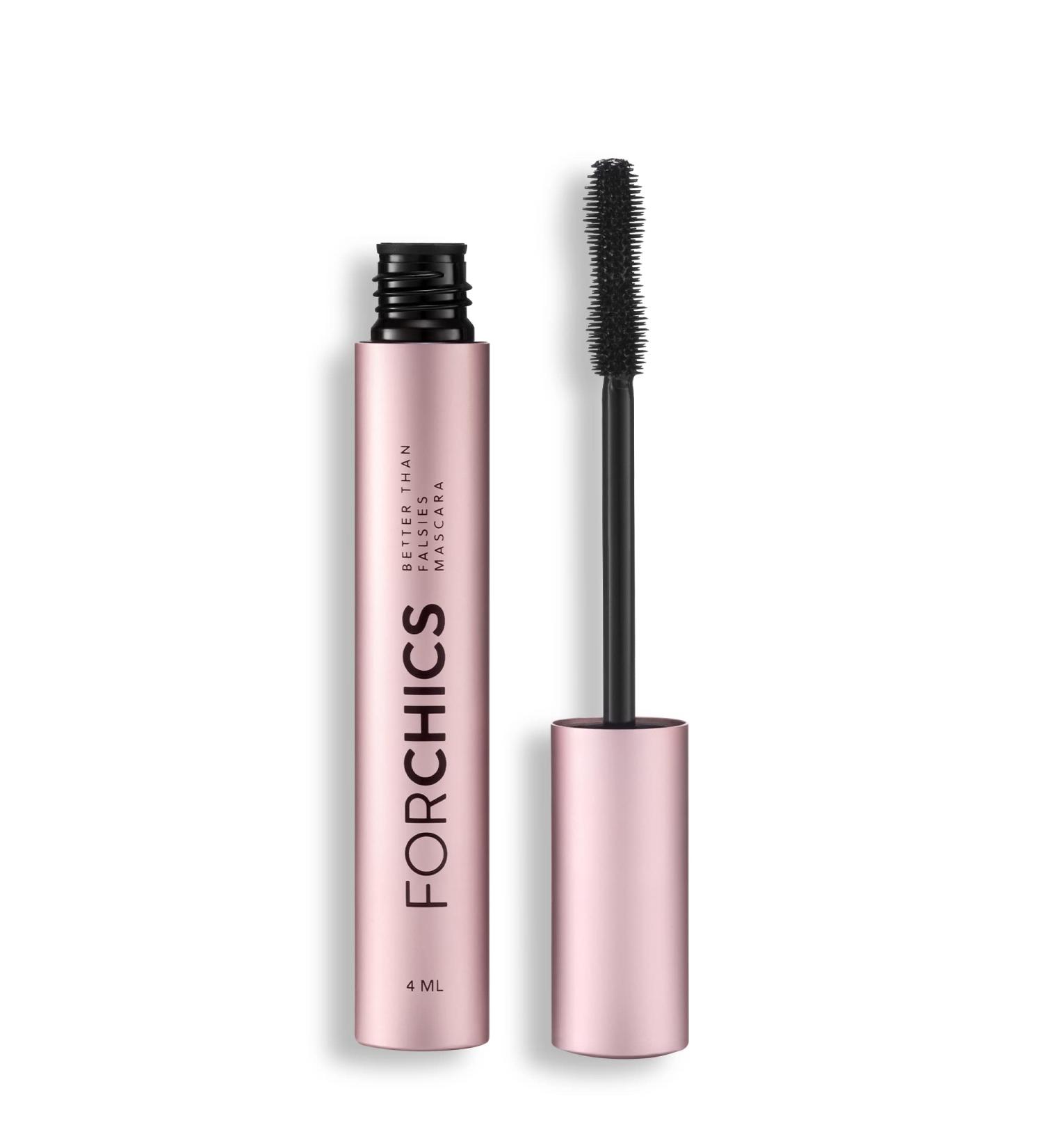 ForChics Better Than Falsies Mascara | Lash Growth & Healing | Volumizing & Lengthening | Moisturizing Black Mascara for Sensitive Eyes - Buy Online on GoSupps.com