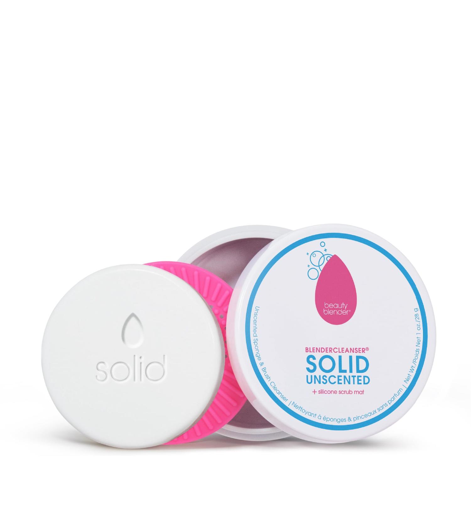 Beautyblender Blendercleanser Solid Unscented - Vegan Makeup Sponge & Brush Cleaner | Professional Cleansing Tool + Silicone Scrub Mat | Cruelty Free Made in USA - Buy Online on GoSupps.com