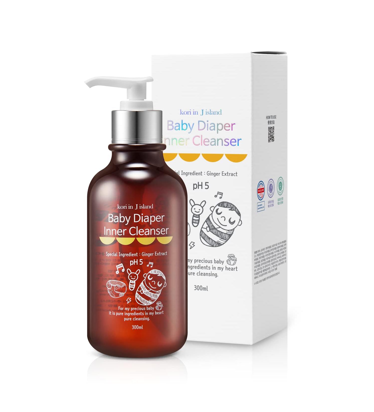 Soothing Baby Bottom Wash - Hypoallergenic Vegan Diaper Cleanser | pH Balanced International Shipping - Buy Online on GoSupps.com
