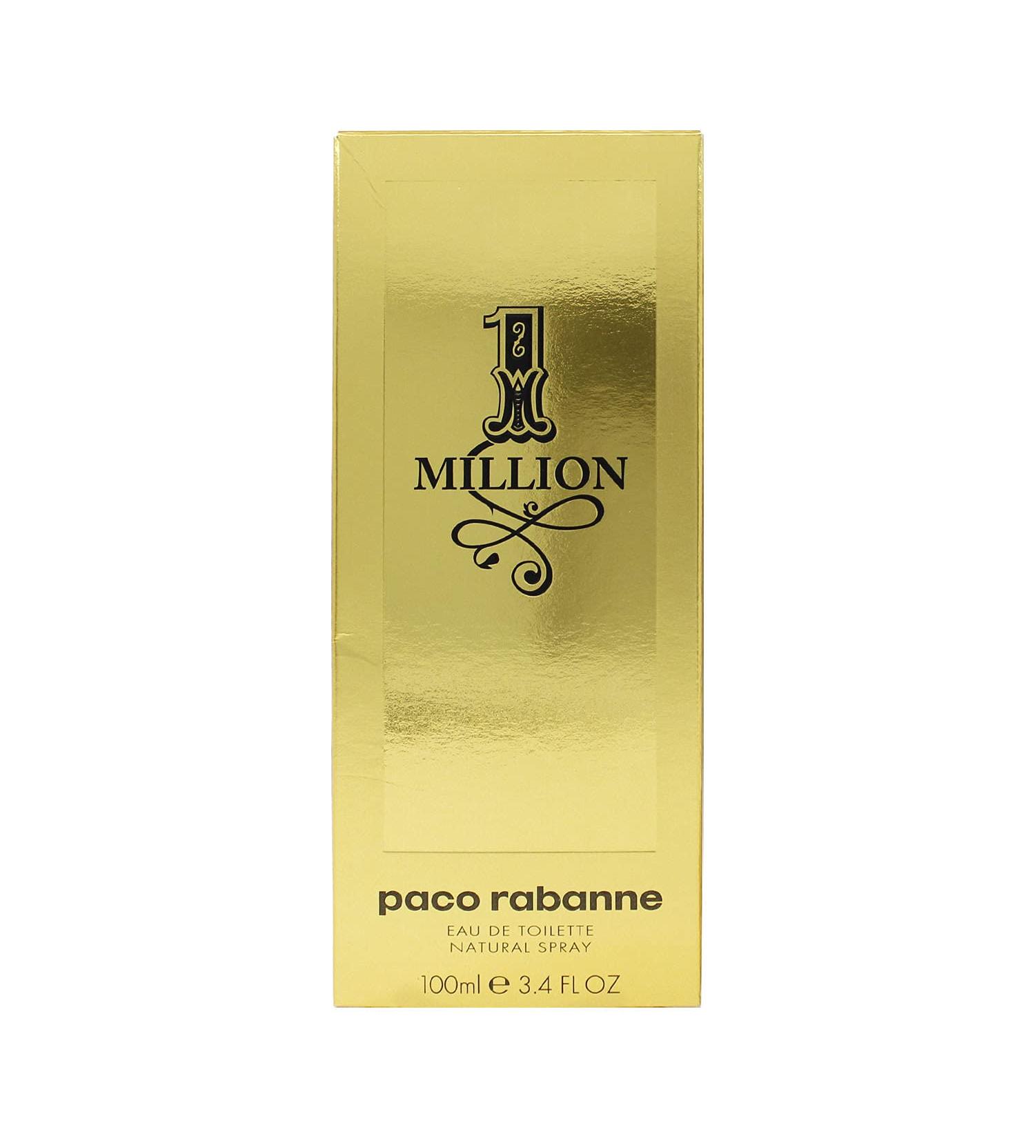 1 Million by Paco Rabanne Eau De Toilette Spray 3.4 oz for Men - 100% Authentic - Buy Online on GoSupps.com