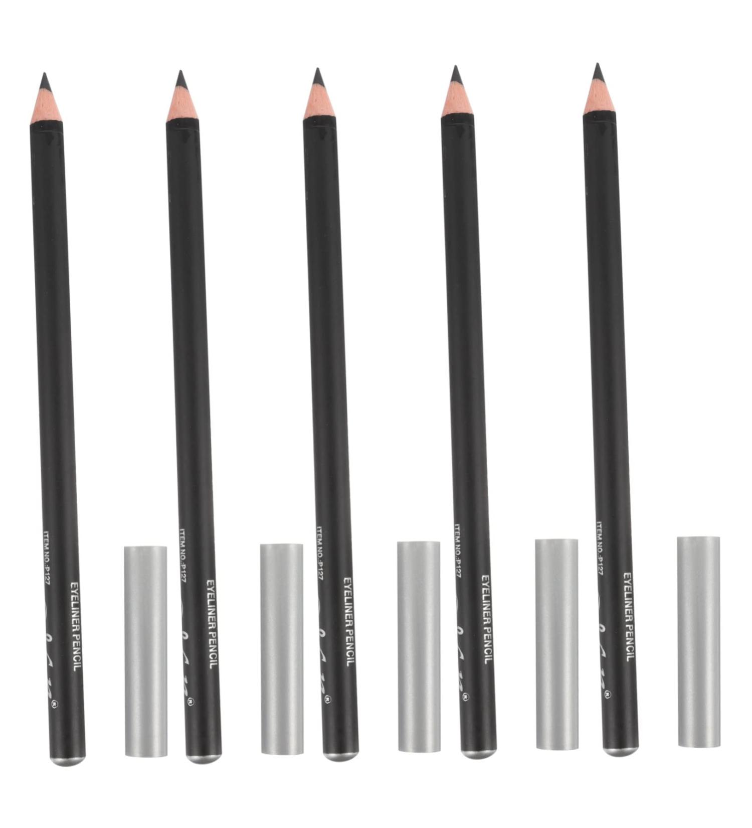Mikinona 12pcs Black Eyeliner 1 Beauty Supply Highlighter Eyeliner Pen Wood Girl Water Proof Accessories - Buy Online on GoSupps.com