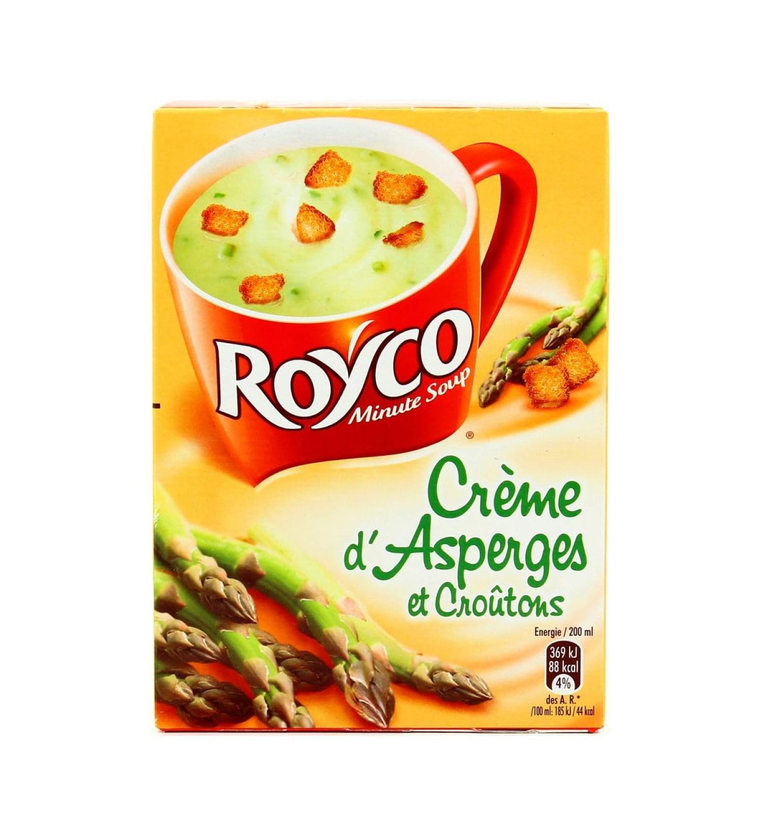  G n rique Royco Minut'Soup - Royco Minut'Soup Asparagus Cream and Croutons 60g - 60g - Pack of 4 - Sold as a Lot - Buy Online on GoSupps.com