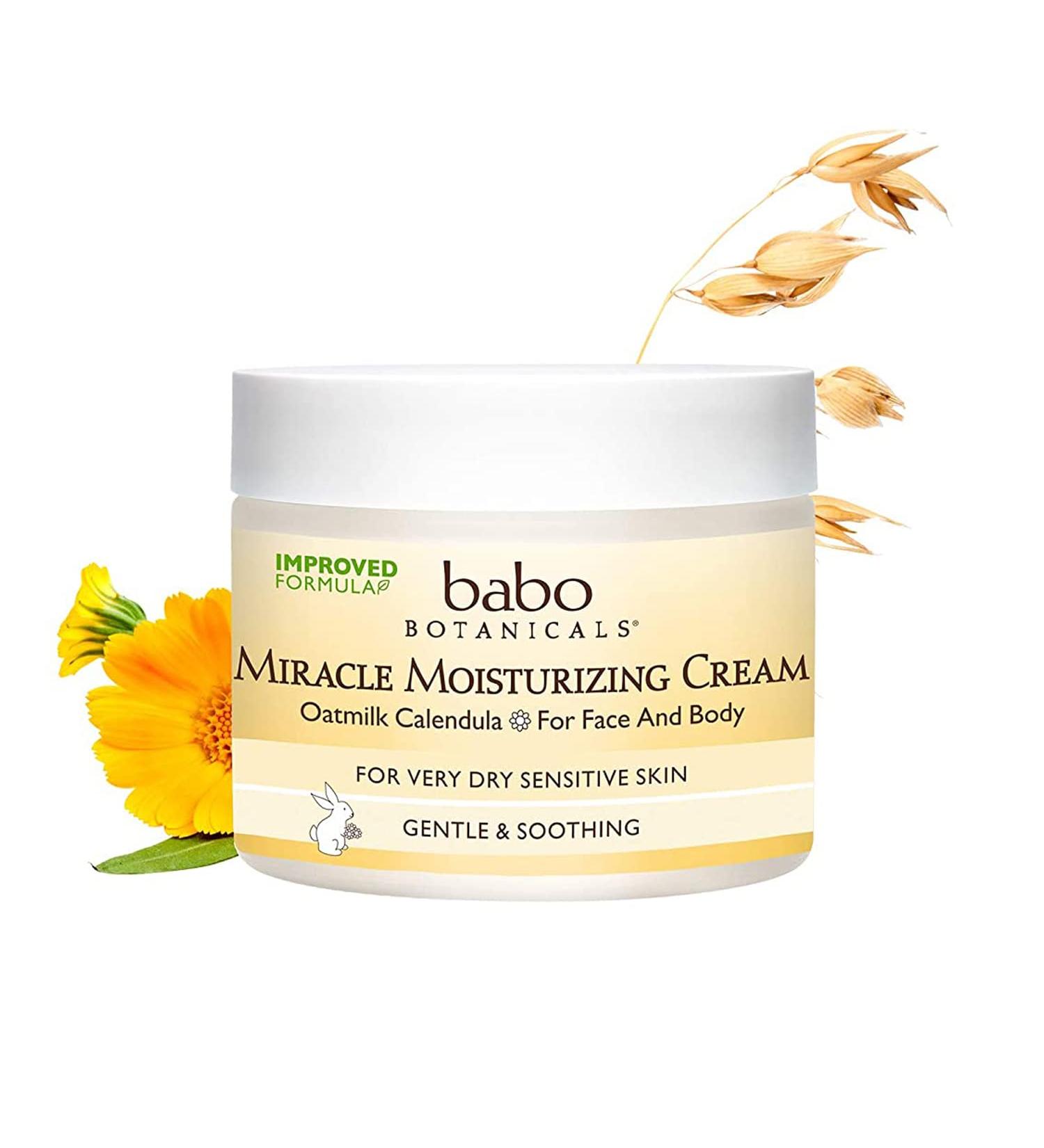 Babo Botanicals Miracle Moisturizing Cream 2 oz - Hydrating Skin Care - Buy Online on GoSupps.com