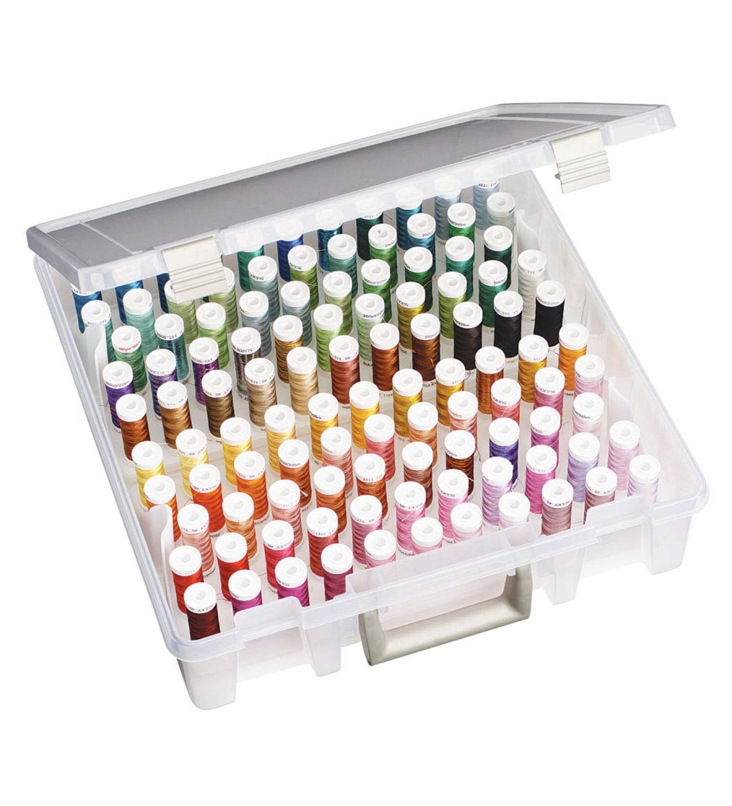 ArtBin 9002AB Super Satchel Thread Box - Portable Craft & Sewing Organizer with Thread Tray - Buy Online on GoSupps.com