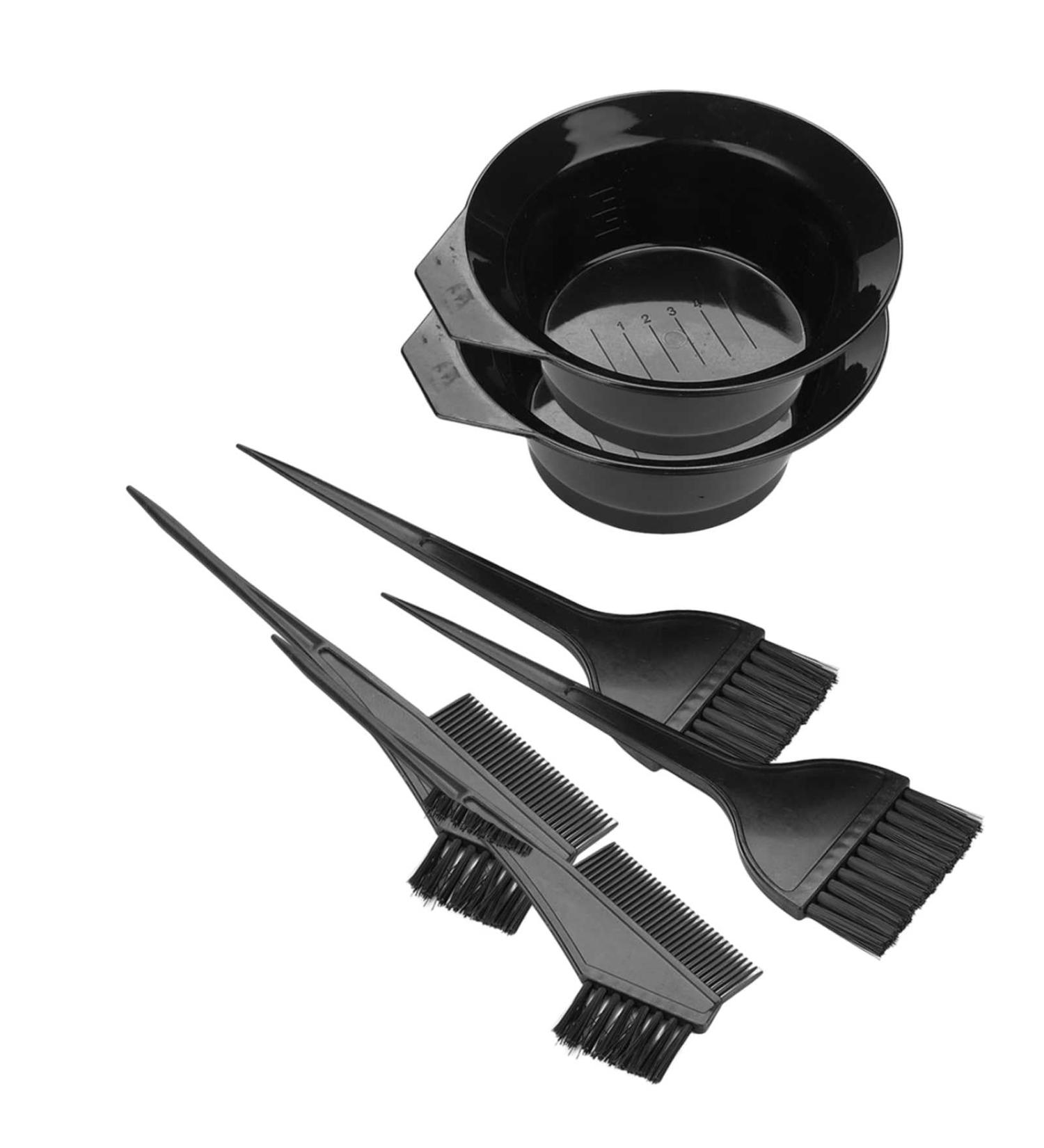HERCHR 6 pi ces ensemble de brosse et de bol de coloration de cheveux Kit de teinture de coloration de cheveux de salon professionnel Hairbleach Dit coloration de cheveux avec brosse de - Buy Online on GoSupps.com