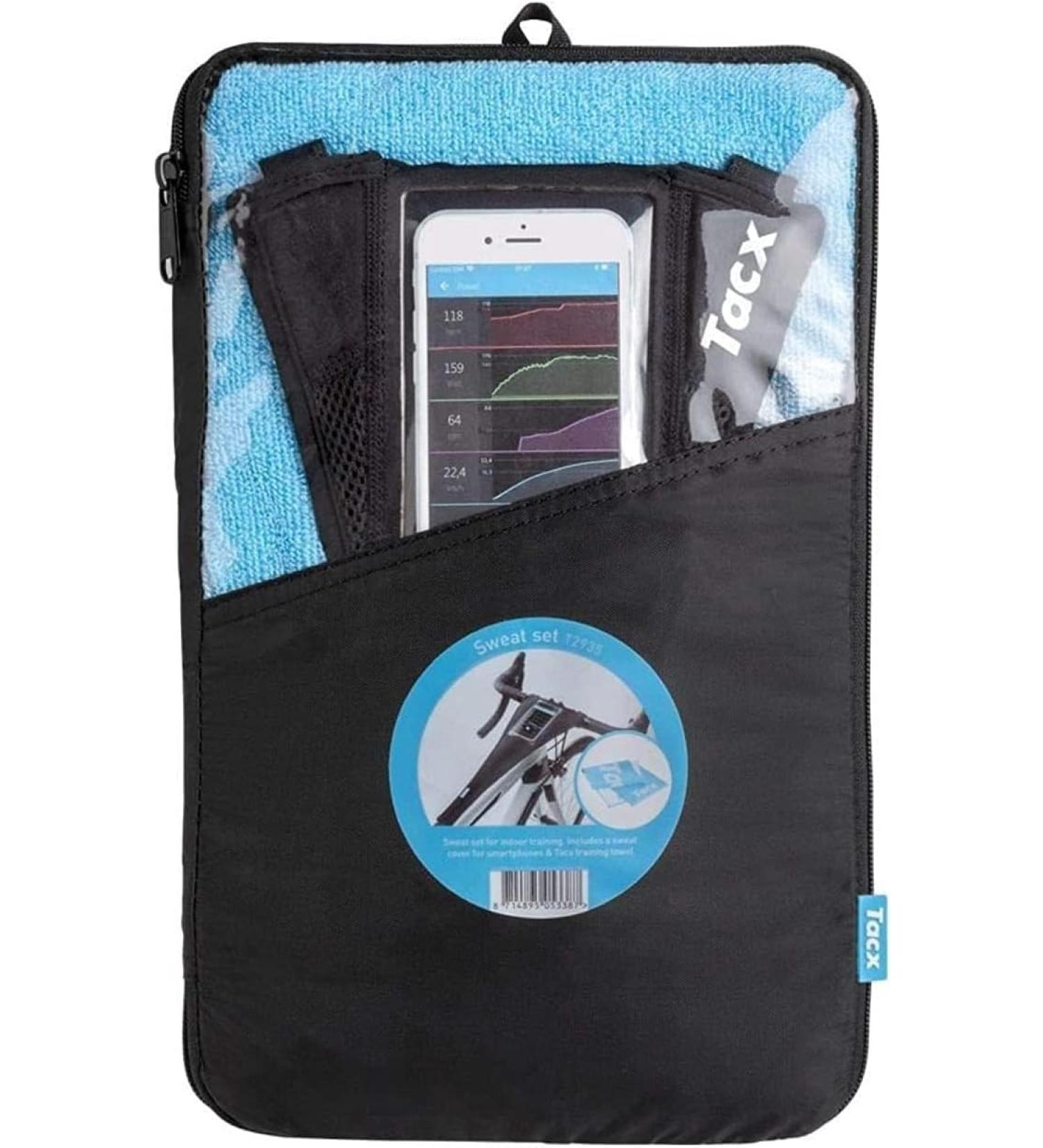 Garmin Tacx Sweat Set with Sweat Catcher Smartphone Cover & Tacx Towel - Shop Internationally - Buy Online on GoSupps.com