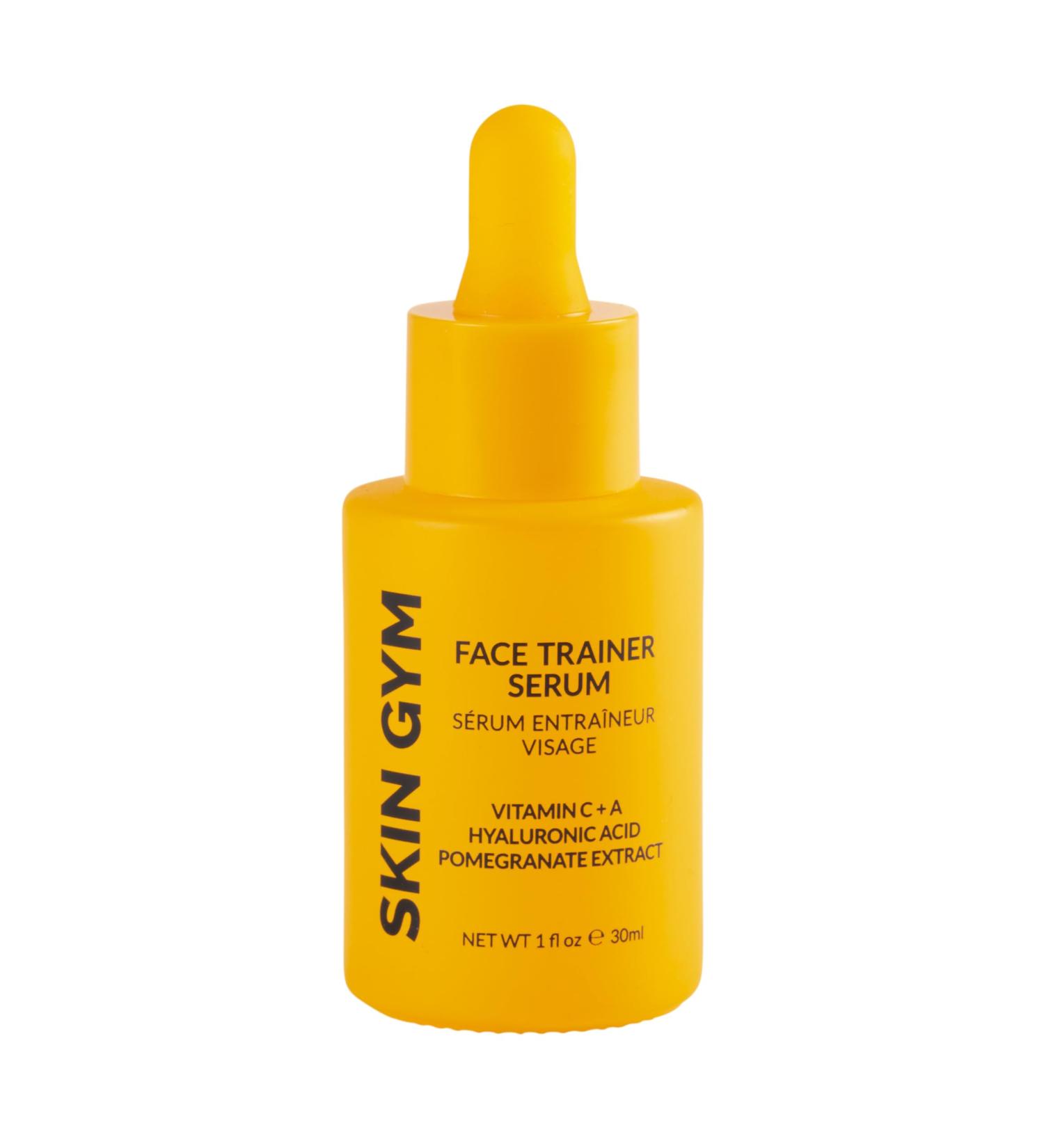 Buy Skin Gym Face Trainer Serum - Vitamin C Hyaluronic Acid & Pomegranate Extract for Brightening Hydration & Anti-Aging | Glowing Skin Essentials - Buy Online on GoSupps.com