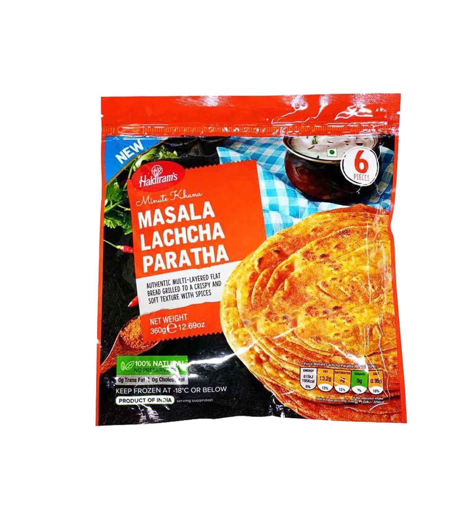 Haldiram's Masala Lacha Paratha | 300G | Paratha | Ready to Eat | 100% Fresh | Indian Origin - Buy Online on GoSupps.com