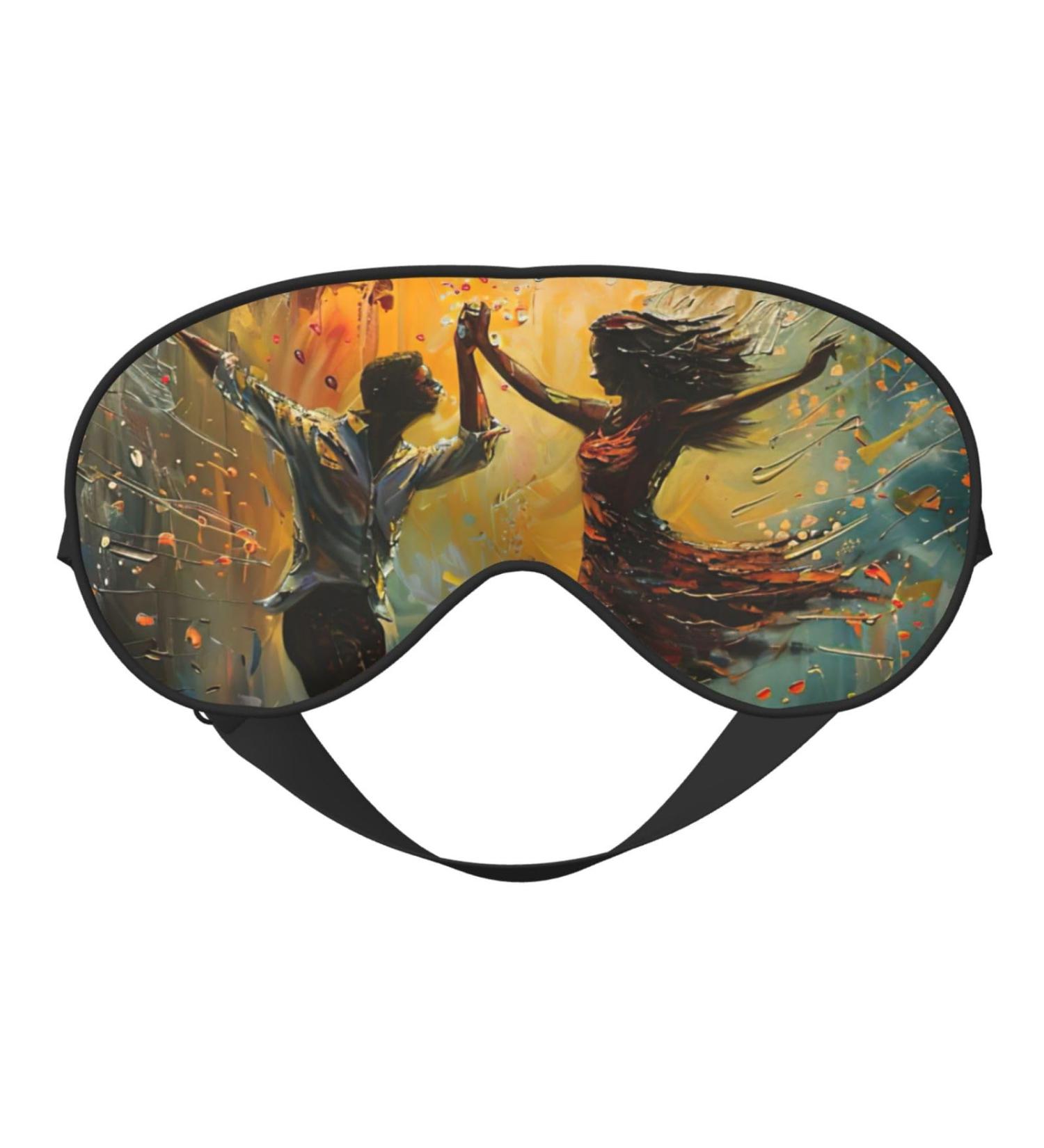 Dance with Music Soft Sleep Eye Mask Female Breathable Eye Patch Perfect for Travel and Relaxation - Buy Online on GoSupps.com