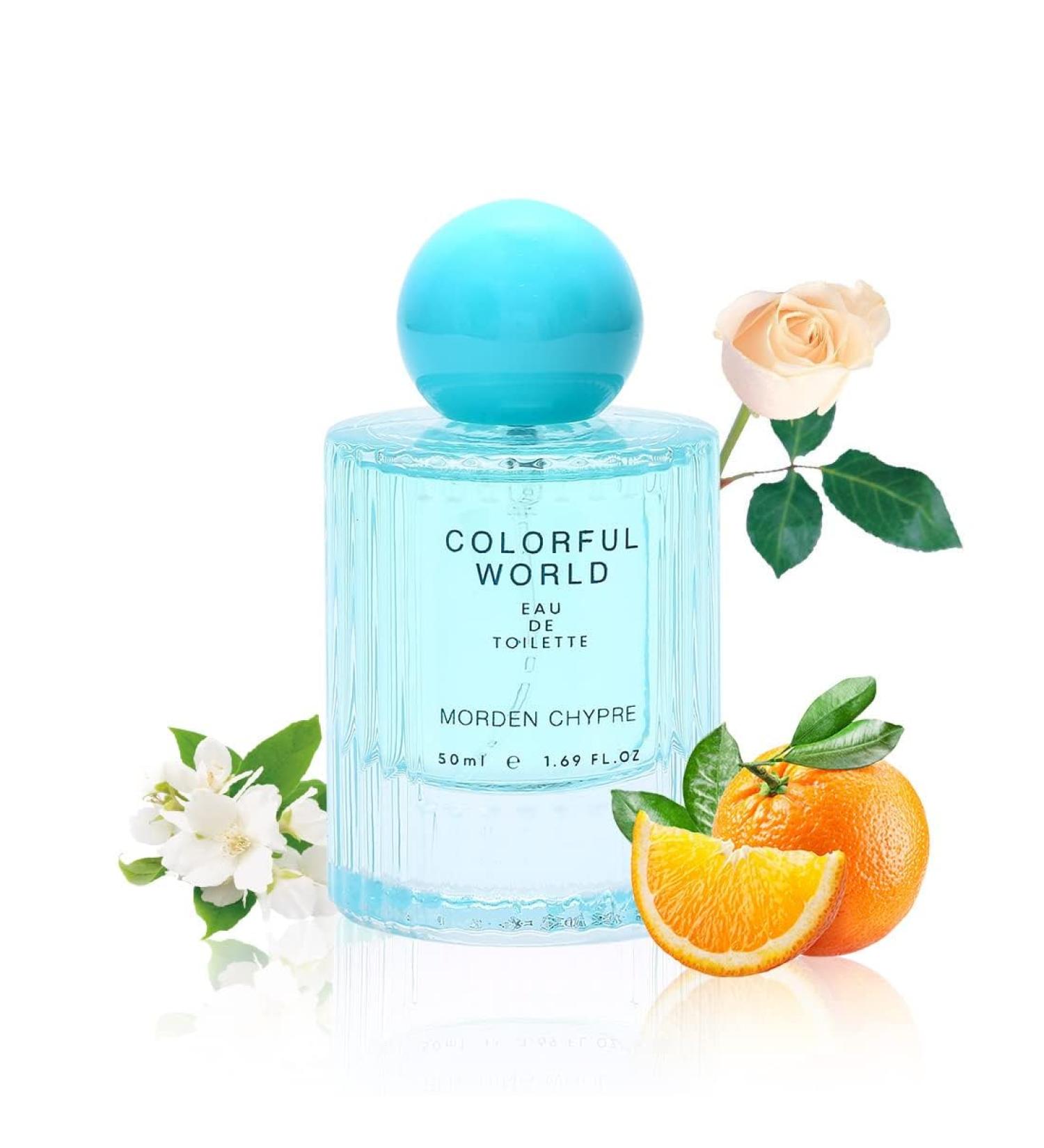 MINISOO Perfume for Women EDT Luxury Perfume with Long Lasting Fragrance for Everyday Wear Floral and Fruity Fresh Scent Colorful World Serie (Morden Chypre) 50ML - Buy Online on GoSupps.com