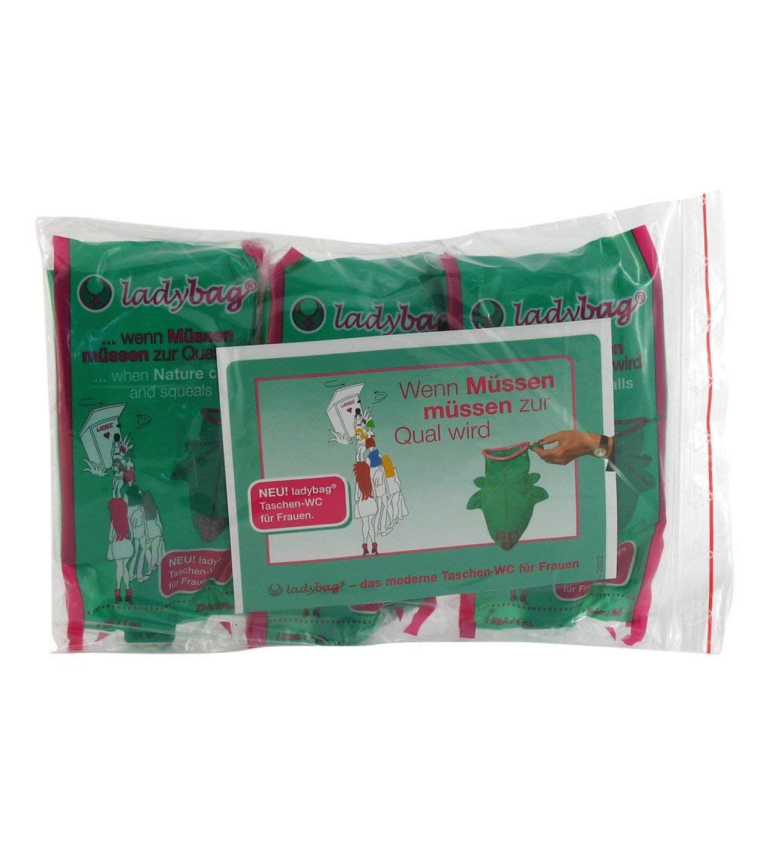 Ladybag pocket toilet for women 3 hours