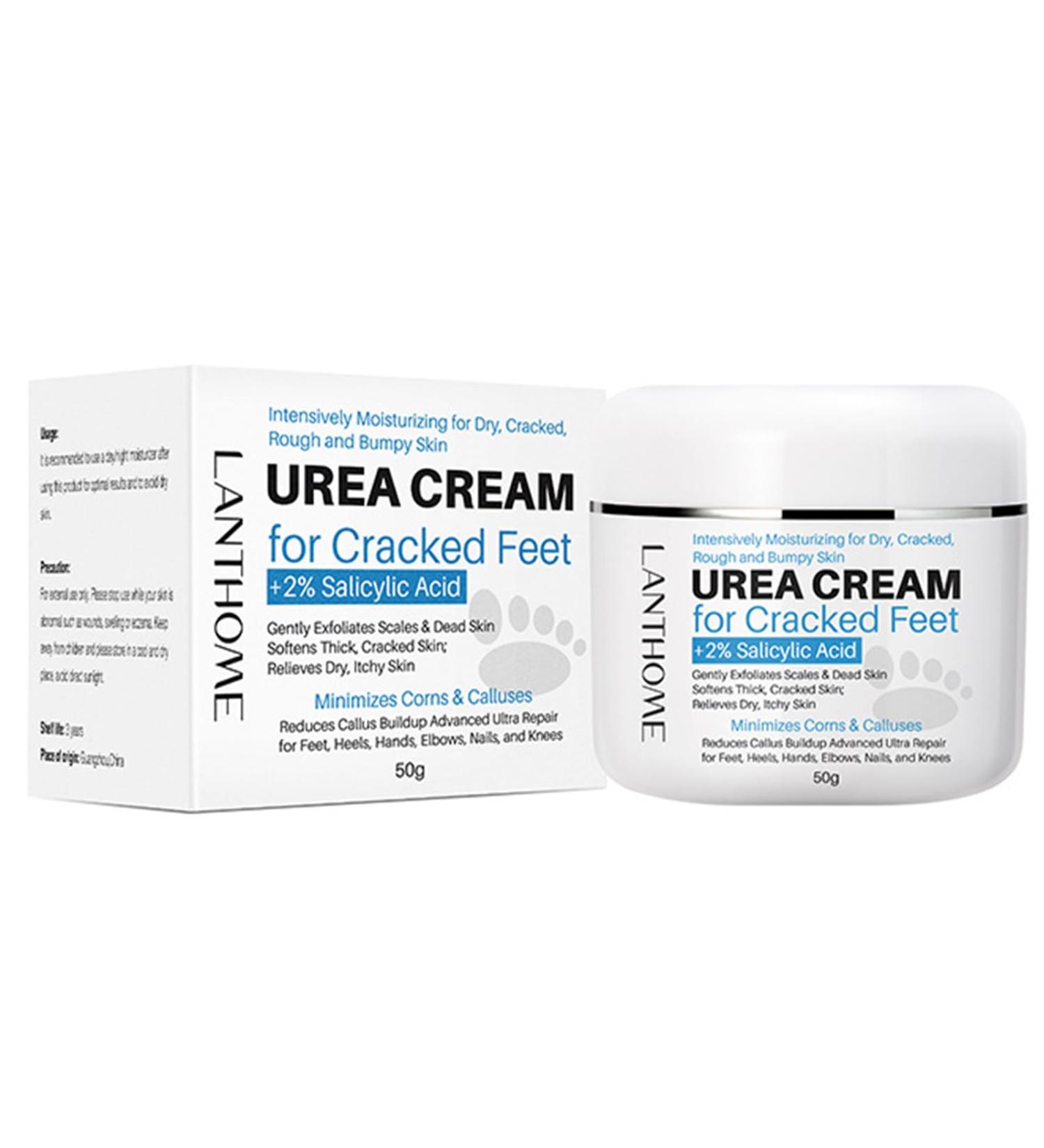 Urea 40% Foot Cream Cracked Heel Repair Cream Callus Remover For Dry And Hard Skin Feet and Hand Urea Lotion for Feet Maximum Strength Foot and Body Care - Buy Online on GoSupps.com