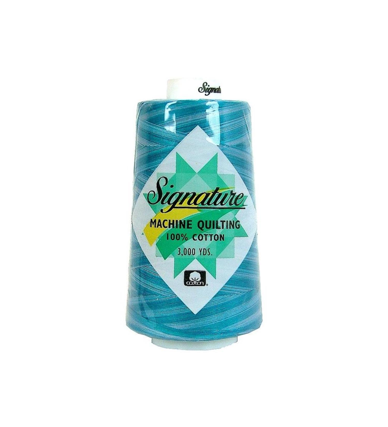 Signature Thread Machine Quilting Thread, 3000 yd, Dreamy Blues