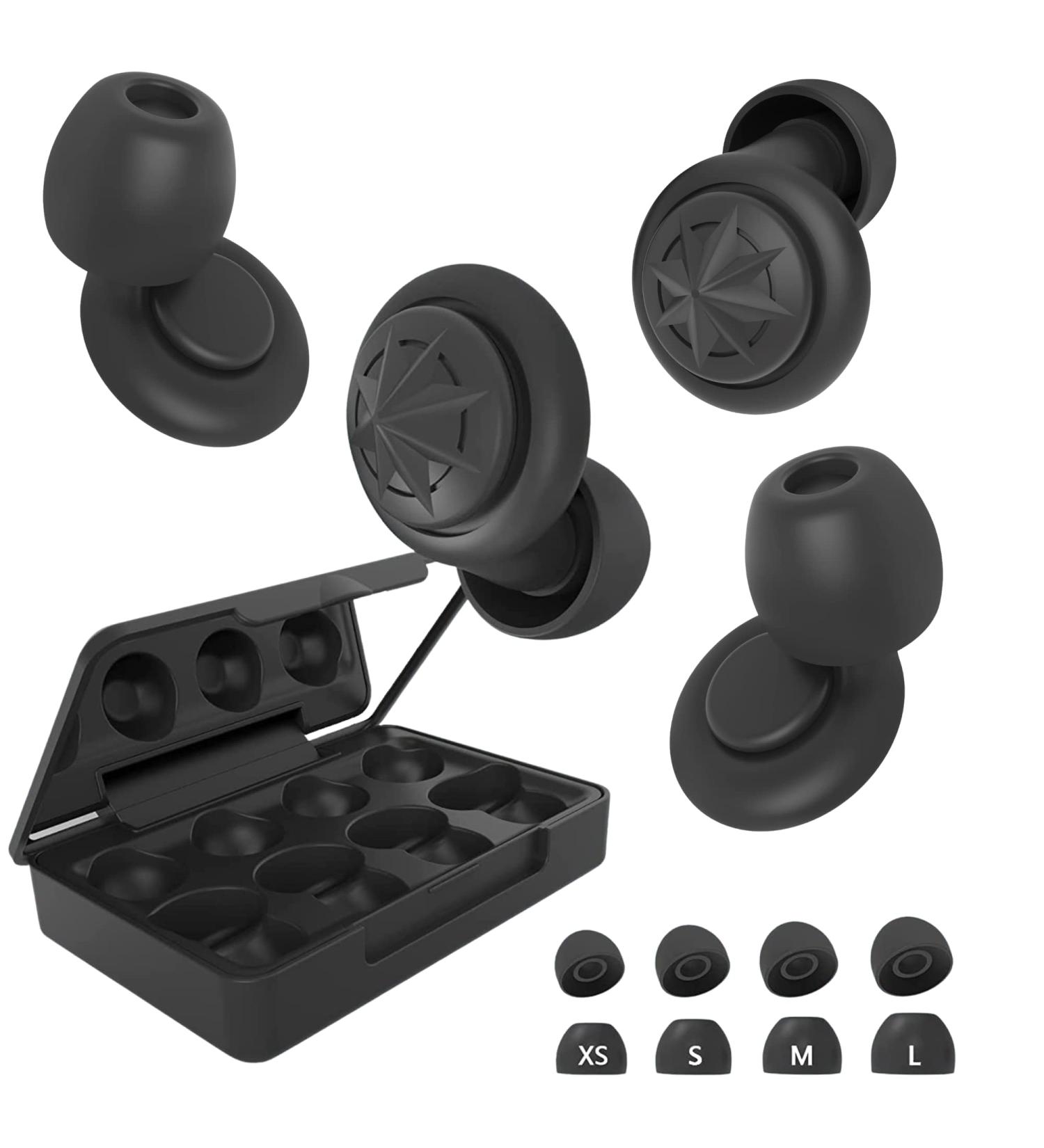 Quisonic Silicone Noise Reduction Ear Plugs - 30dB Reusable Earplugs for Sleep, Concerts, Travel and Flights - 2 Pair - Buy Online on GoSupps.com