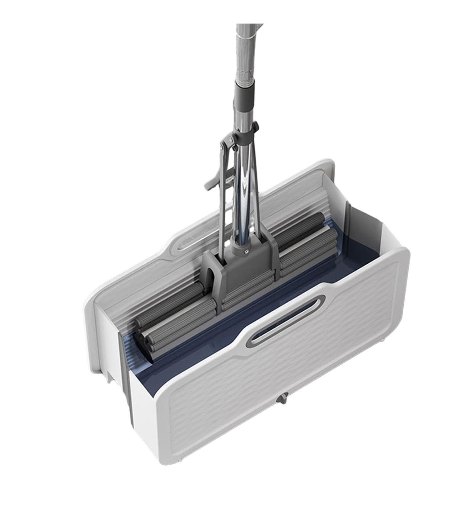Foldable Bucket with Wheels Portable Bucket Space-saving Floor Cleaning Solution for Home and Office - Buy Online on GoSupps.com