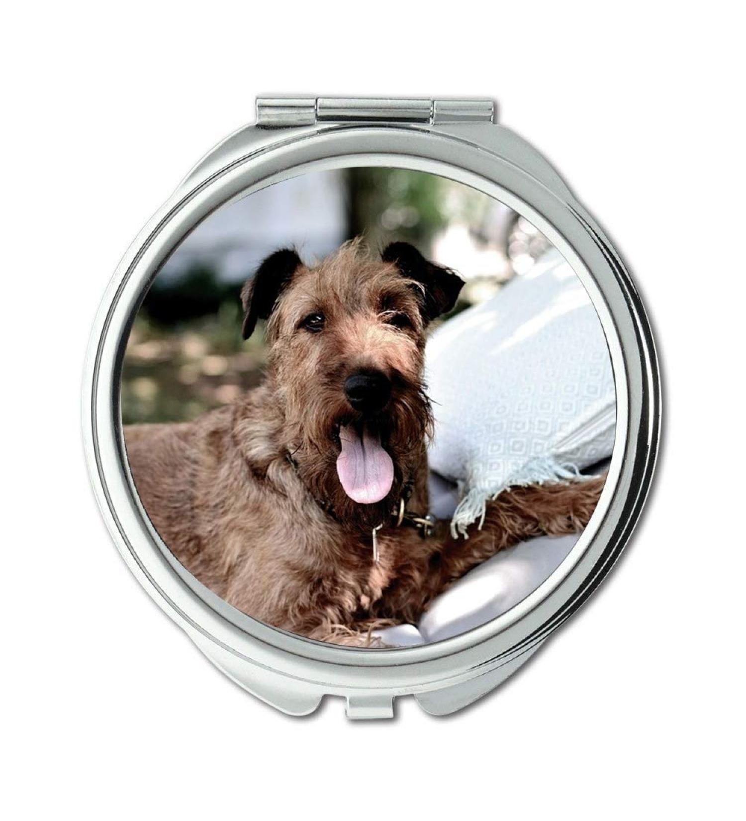 Mirror makeup mirror Irish Terrier Dog Terrier Animal Pet pocket mirror portable mirror - Buy Online on GoSupps.com