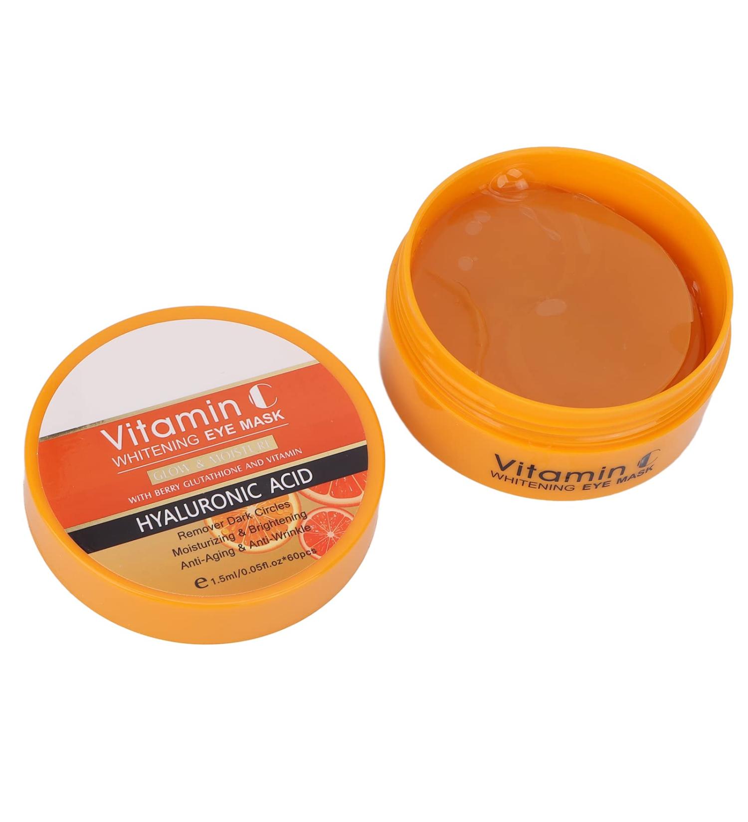 Moisturizing Eye Care Pads with Vitamin C - Brighten Dark Circles Reduce Wrinkles & Sooth Swollen Eyes for Women - Buy Online on GoSupps.com