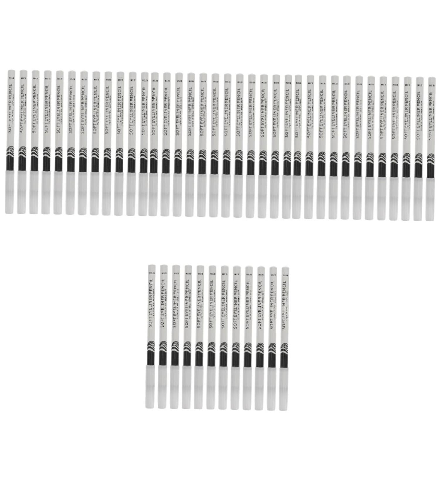 Healeved 48 Pcs Lying Silkworm Eyeliner Glitter Highlighter Waterproof Eyeliner Pen Eyebrow Pencil Wood White - Buy Online on GoSupps.com