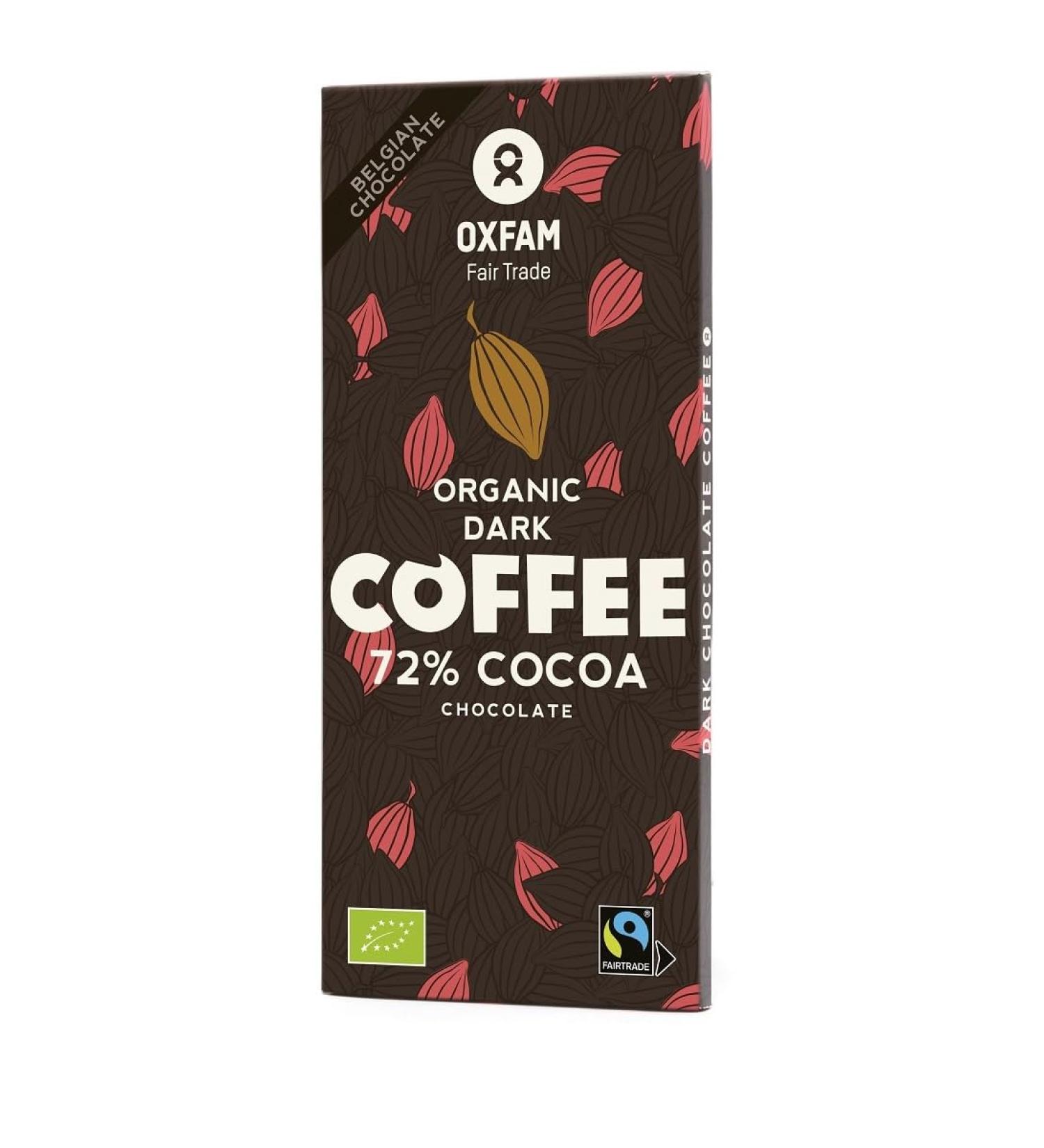CHOCOLAT DE FROMAGE AVEC DES MORCEAUX DE CAF FAIR TRADE BIO 100 g - OXFAM