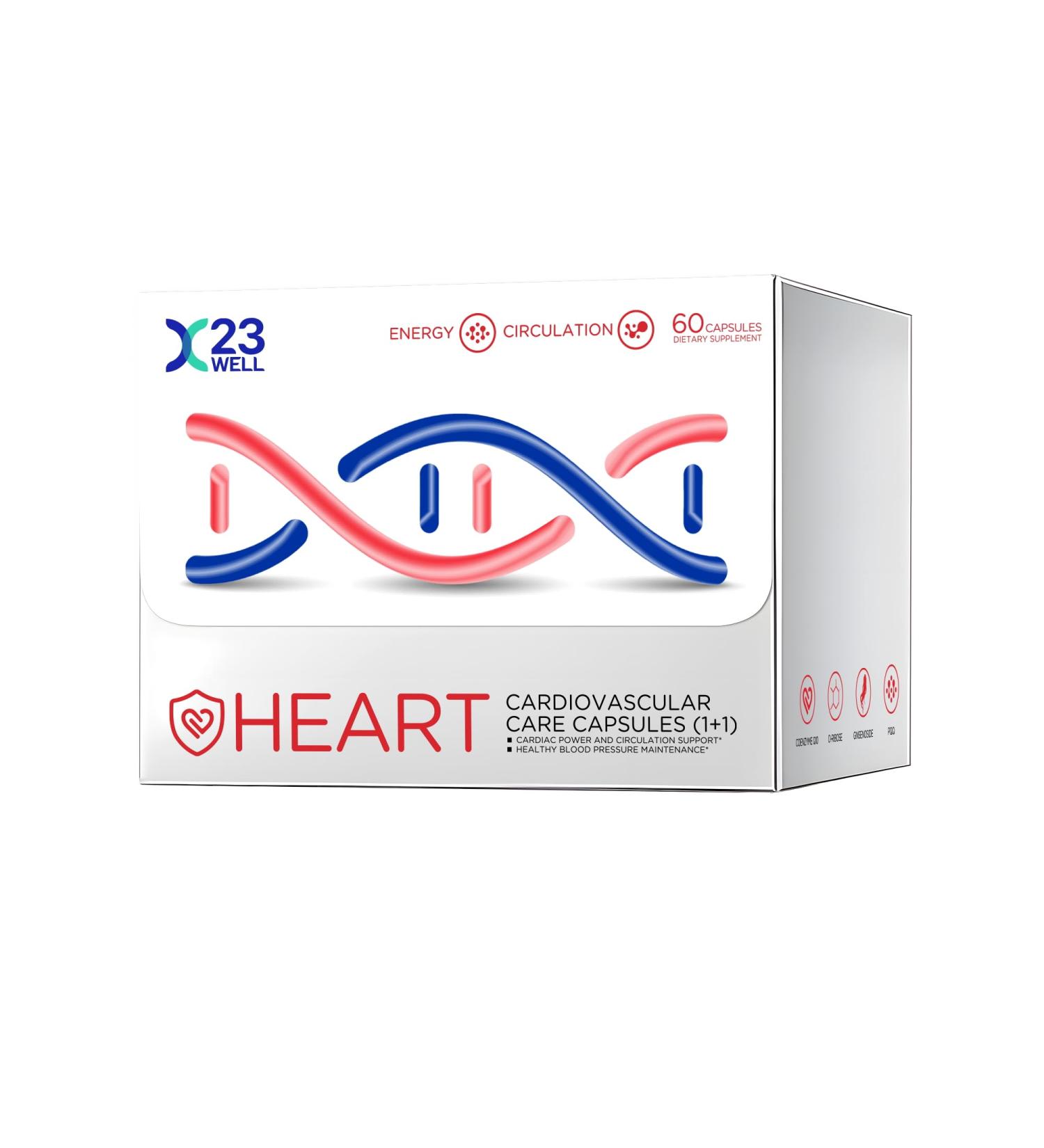 23 WELL Heart CARDIOVASCUIAR Care Capsules(1+1) 60 carecapsules