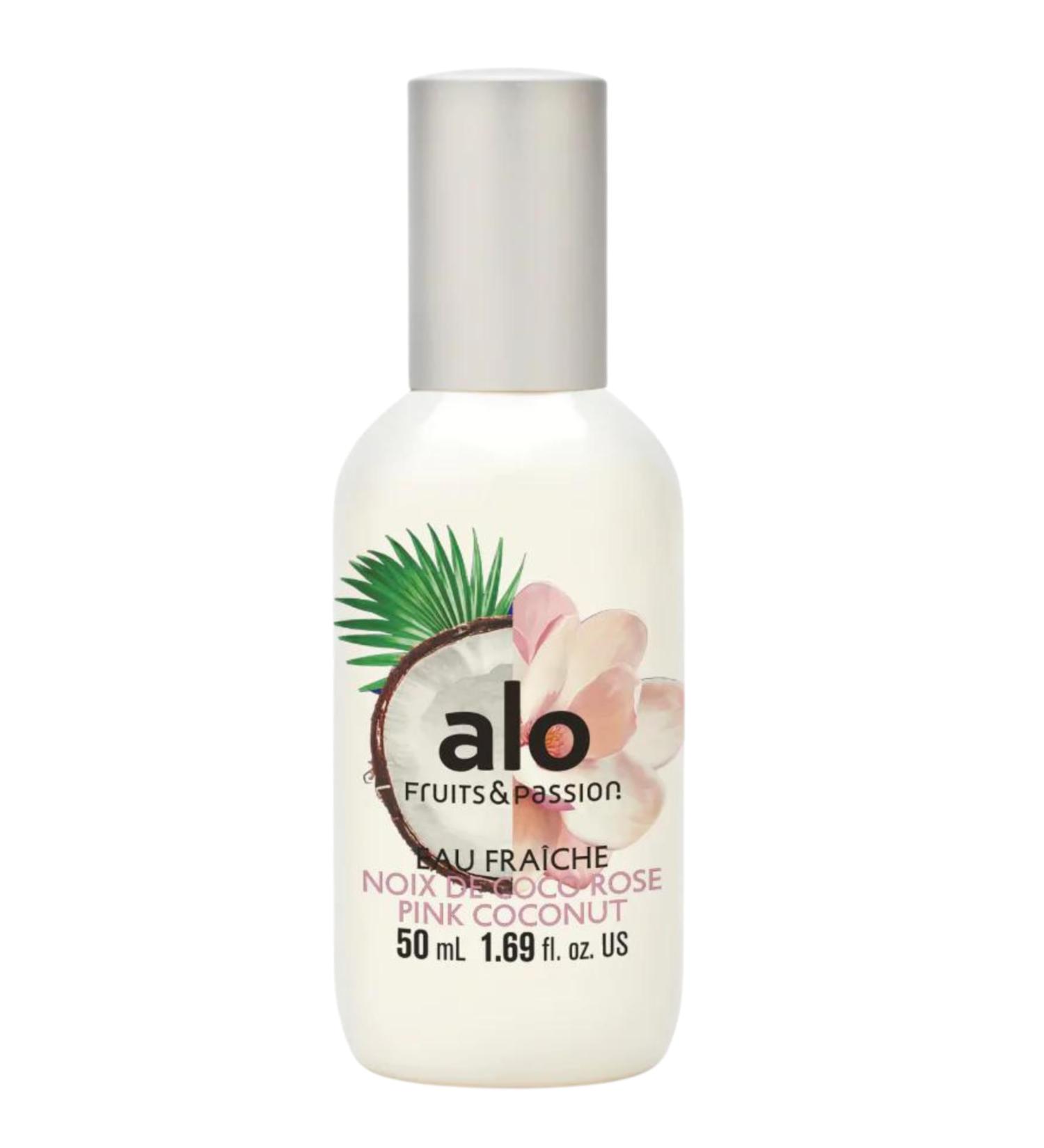 Cucina Fruits & Passion Alo Pink Coconut Eau Fraiche light airy fresh spray perfume in warm weather 50 ml/ 1.69 fl.oz - Buy Online on GoSupps.com