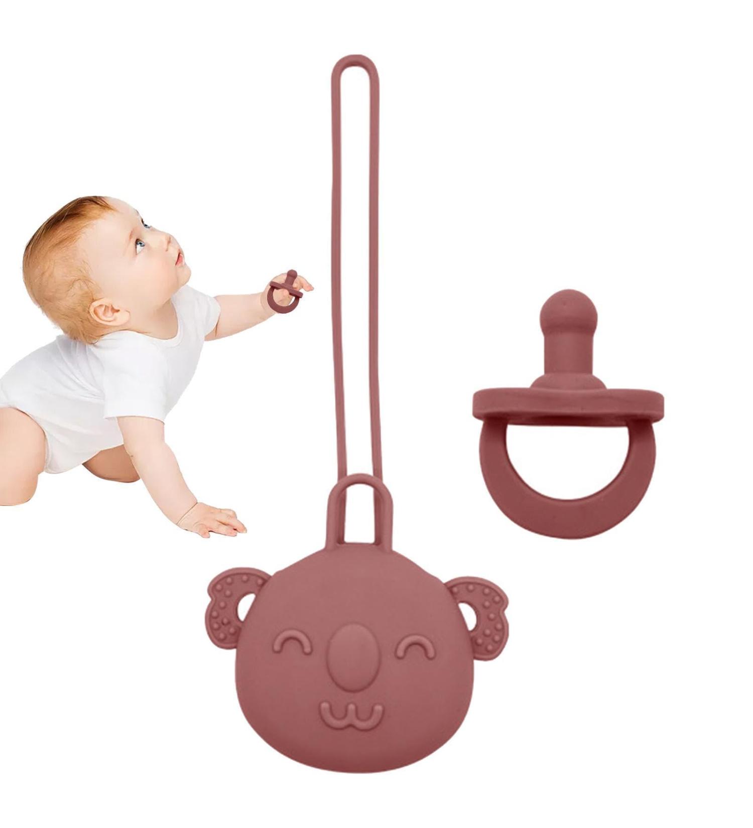 Intoximt Silicone Pacifier Clip & Case Set - Travel Baby Accessories for Boys & Girls - Ideal for Shopping Picnics & Camping - Buy Online on GoSupps.com