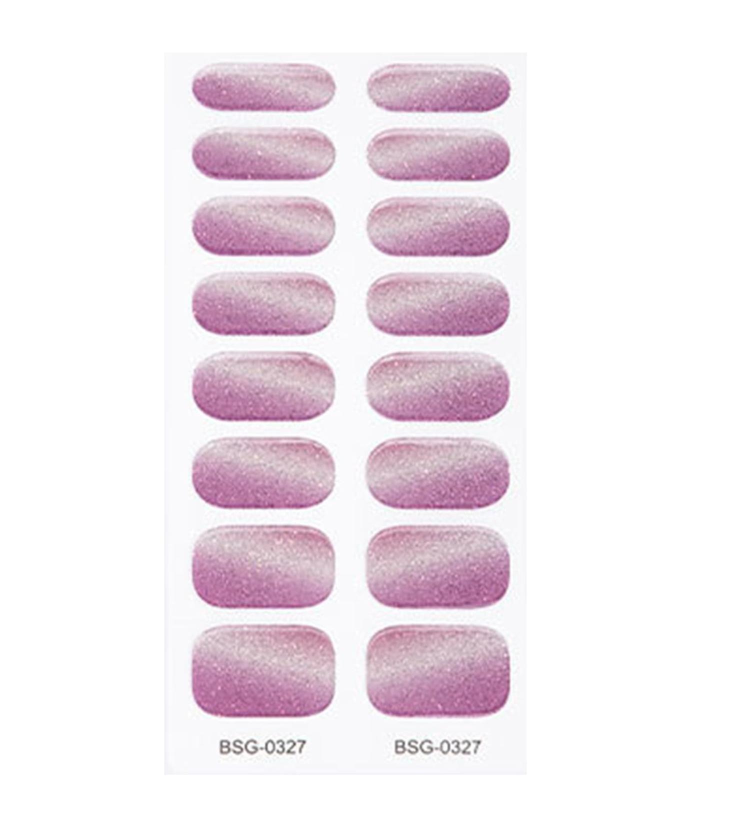 Semi Cured Gel Nail Polish Stickers Fashion Classical Nails Strips Waterproof Adhesive Full Wraps Gel Nail Art Stickers Semi Cured Gel Nail Strips Starter Kits BSG0327 - Buy Online on GoSupps.com