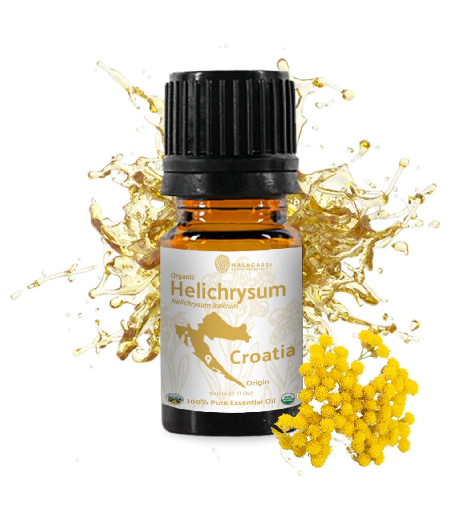 Helichrysum Essential Oil - Direct from Malagassi Farms in Madagascar - 100% Pure Therapeutic Grade - Bulk Essential Oils - Used for Soap Making & Aromatherapy Oil (5ml) Helichrysum 0.17 Fl Oz (Pack of 1) - Buy Online on GoSupps.com