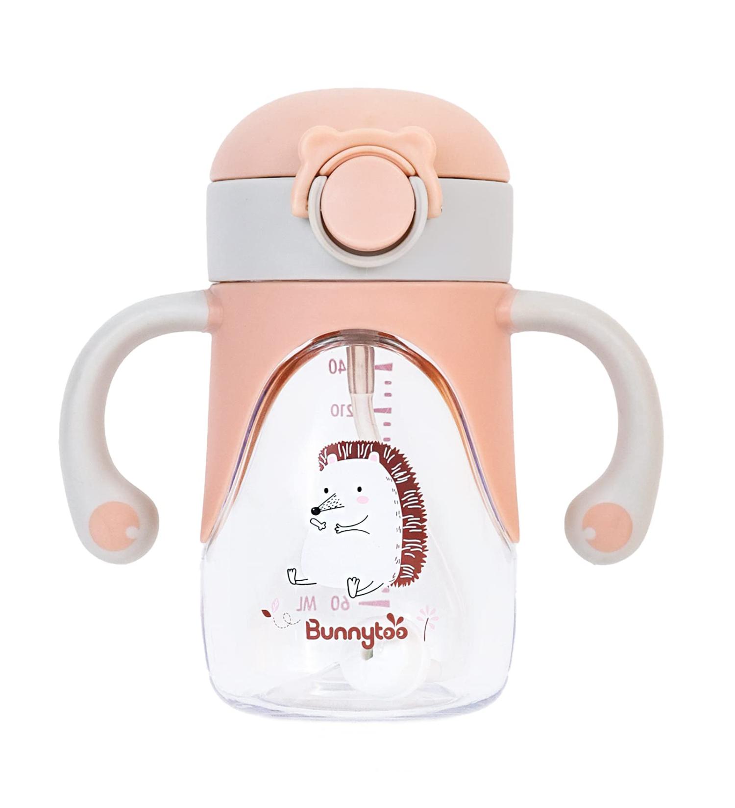 Bunnytoo Sippy Cup for Toddlers - 240ml | BPA-Free Silicone Spout | Leak-Proof | Suitable from 8+ Months | Night Trainer Cup - Buy Online on GoSupps.com