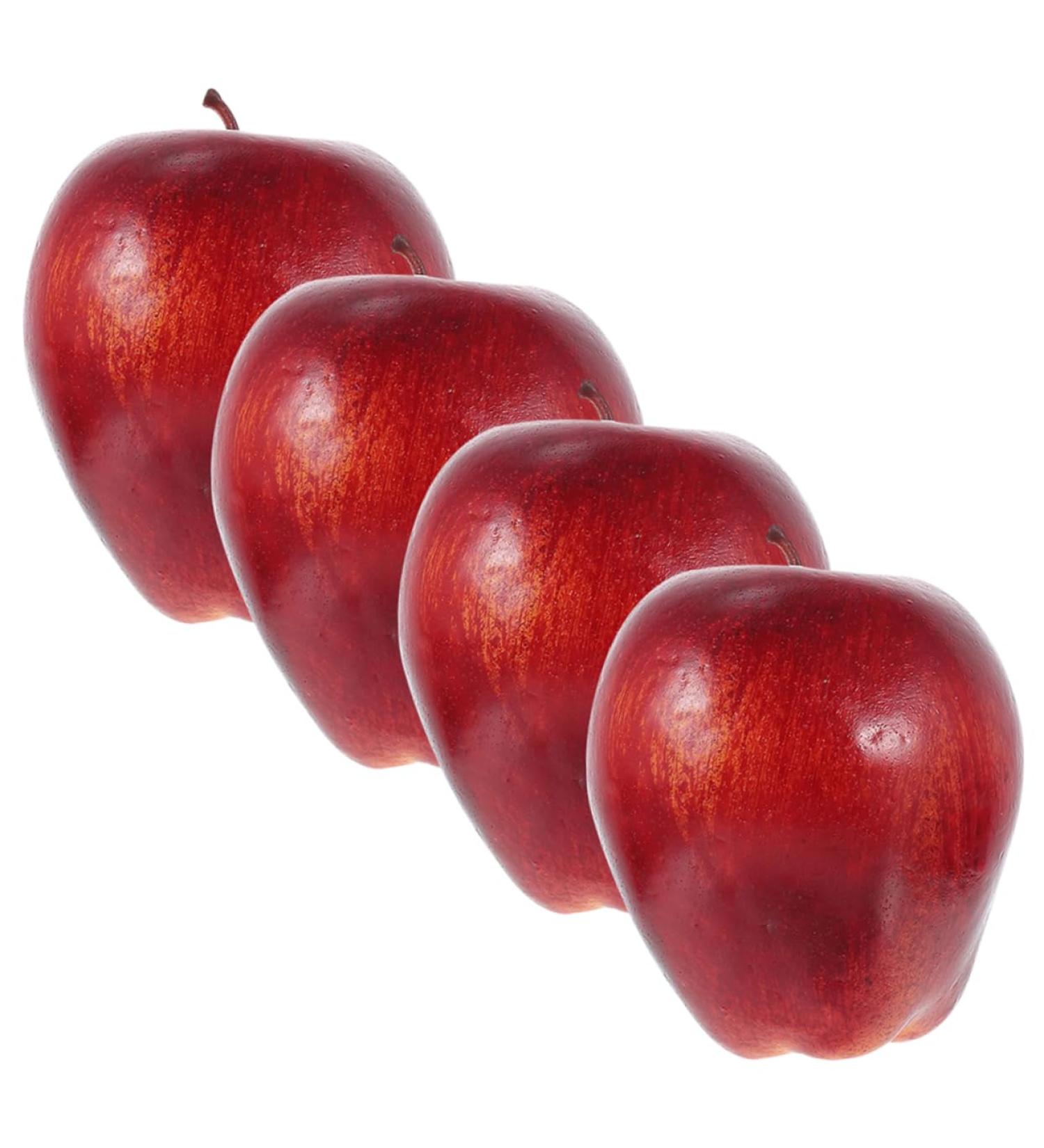 ABOOFAN 4pcs Fruits Home Decor Fruit Photo Props Photography Props Theme Party Supplies Theme Party Decorations Simulated Apple Artificial Apple Household High Density Foam Fake Apple - Buy Online on GoSupps.com