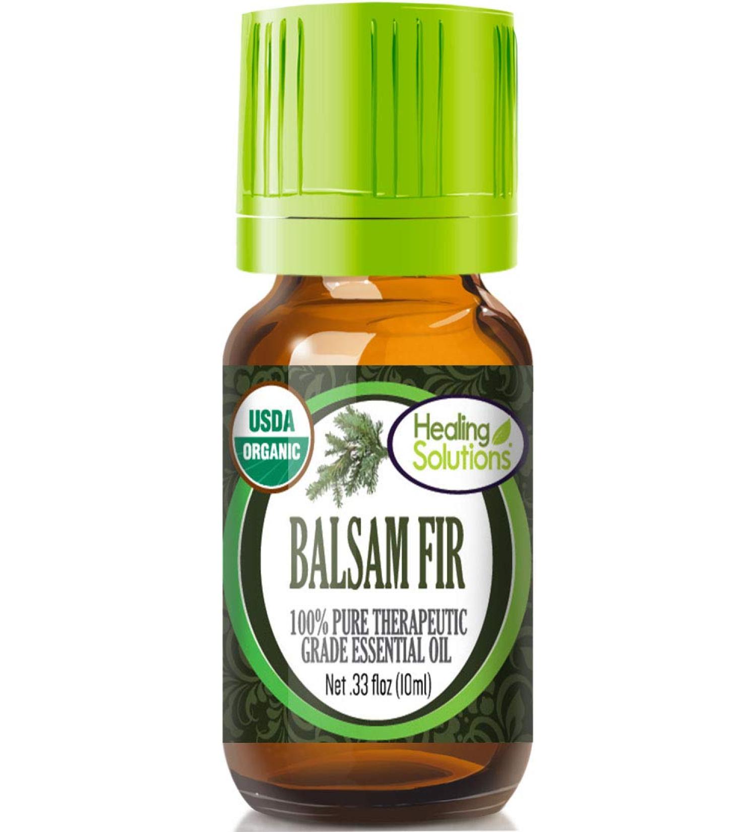 Buy Organic Balsam Fir Essential Oil - 10ml Pure & Undiluted for Diffusers | Healing Solutions - Buy Online on GoSupps.com