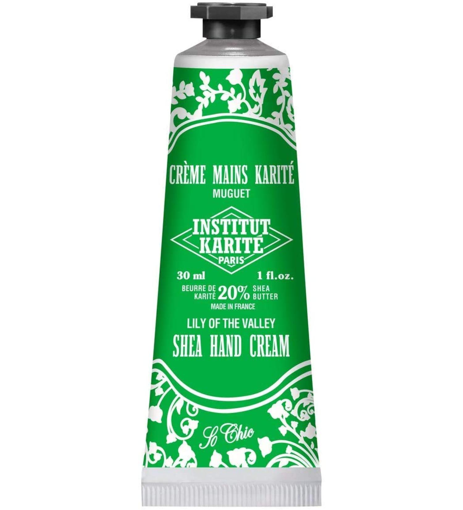 Institut Karit Paris Hand & Nail Cream - Moisturising Restorative Spring Lily of the Valley 30ml - International Shipping Available - Buy Online on GoSupps.com