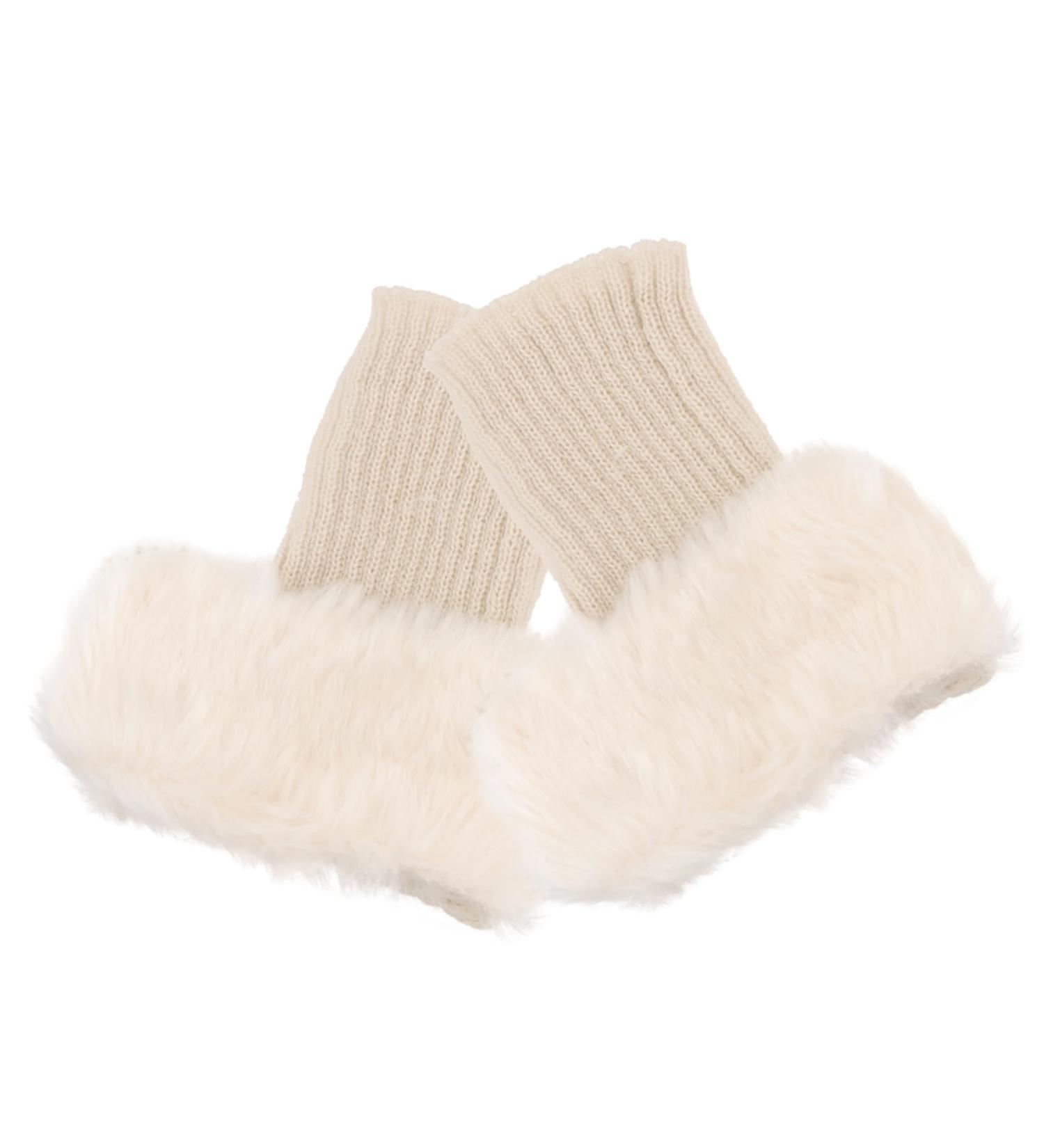 Kisangel Winter Boot Cuffs for Women - Faux Fur Fashionable Tops & Yoga Wear - 3 Pairs of Stylish Boot Covers - Buy Online on GoSupps.com