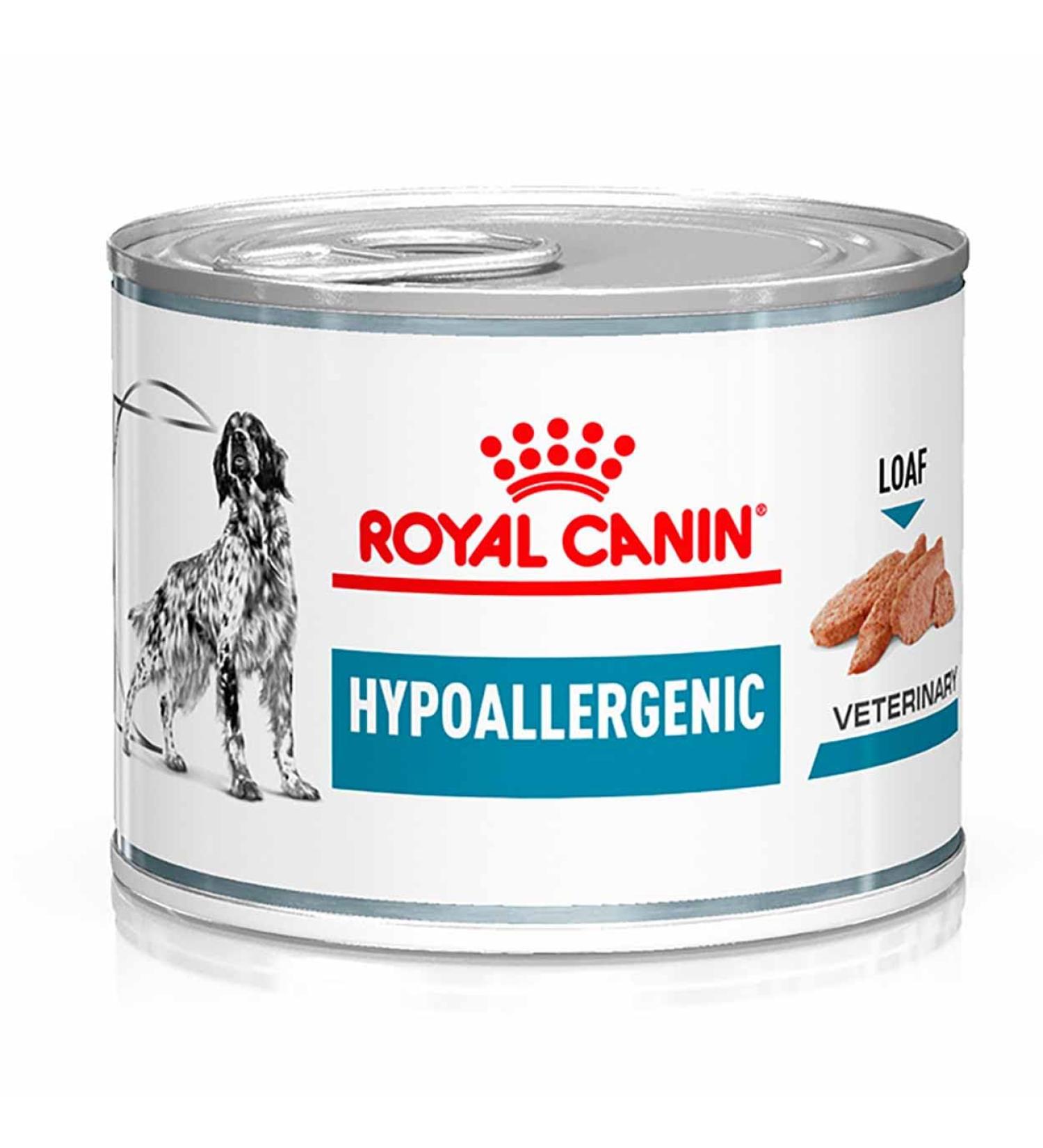 Royal Canin Veterinary Hypoallergenic Mousse for Dogs | 12 x 200g | Diet All-in Feed with Hydrolyzed Protein | Supports Skin Barrier - Buy Online on GoSupps.com