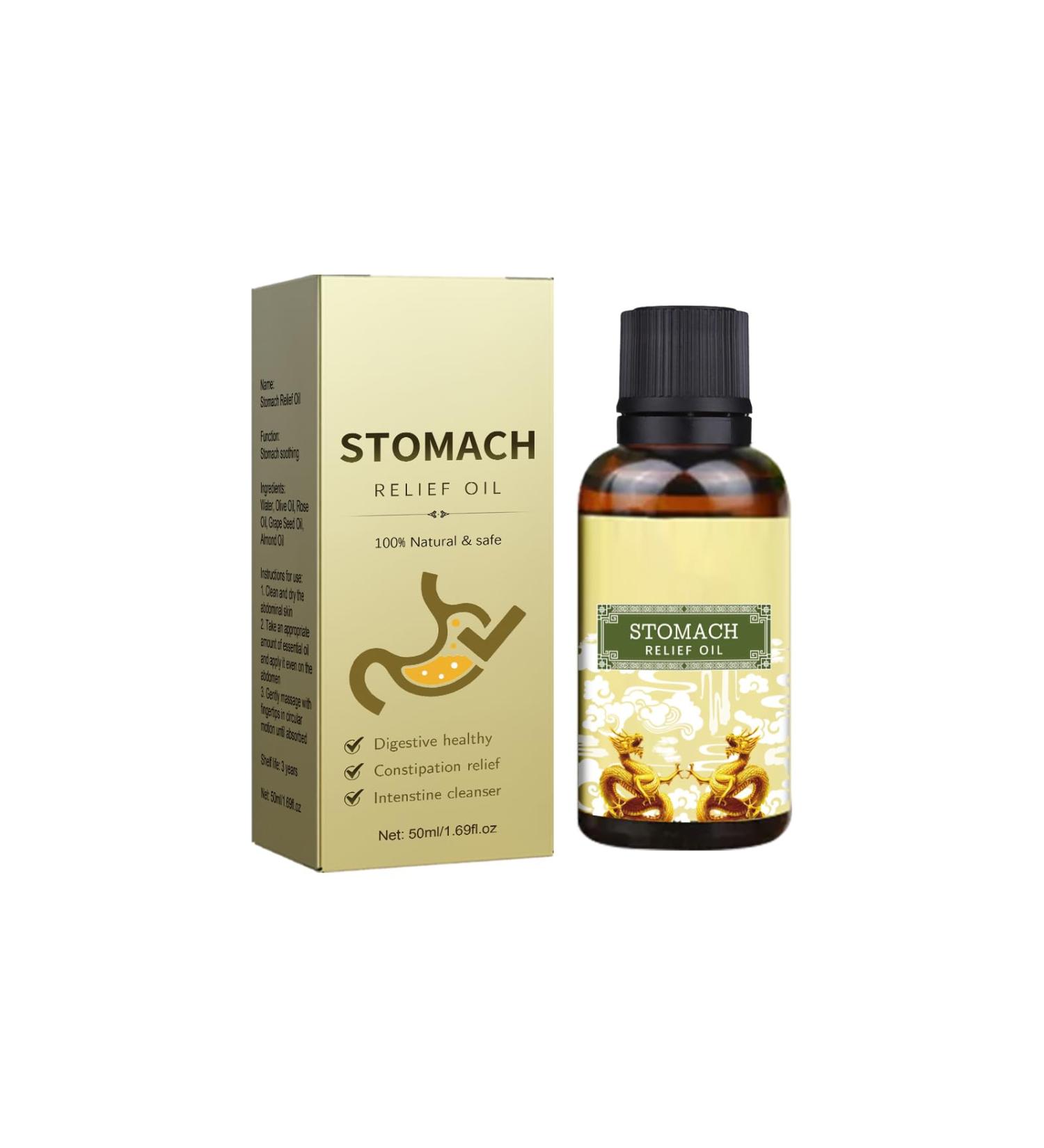Abdominal Massage Oil 50ml | Essential Oil for Stomach Relief & Metabolism Boost | Tightening Body Oil - Buy Online on GoSupps.com
