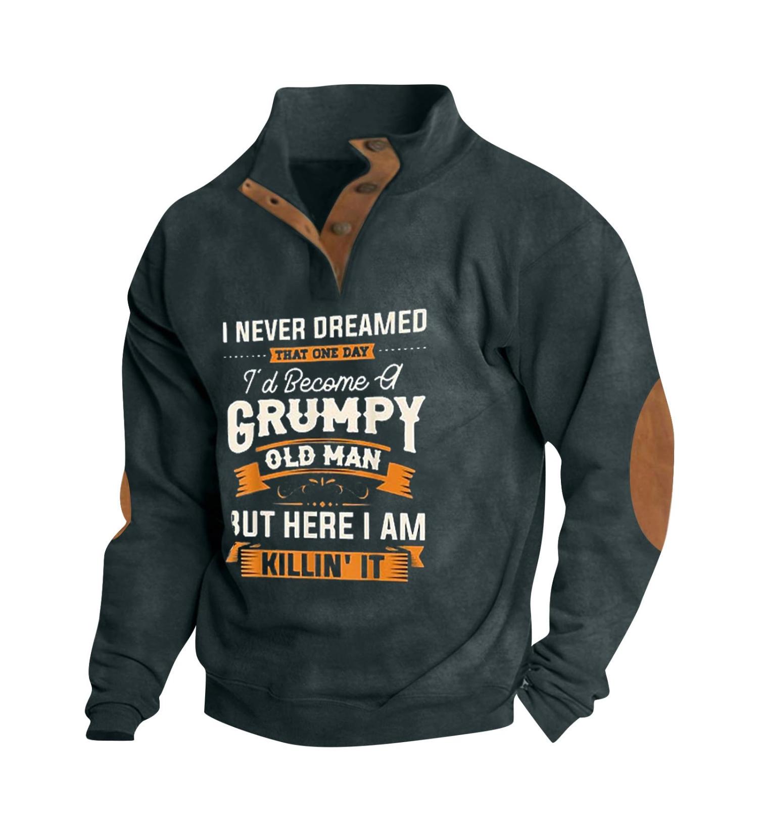 Men's Winter Hoodie - Casual Zip Sweatshirt for Outdoor Use | Comfortable Long Sleeve Collared Tops (S-3XL) - Navy XL - Buy Online on GoSupps.com