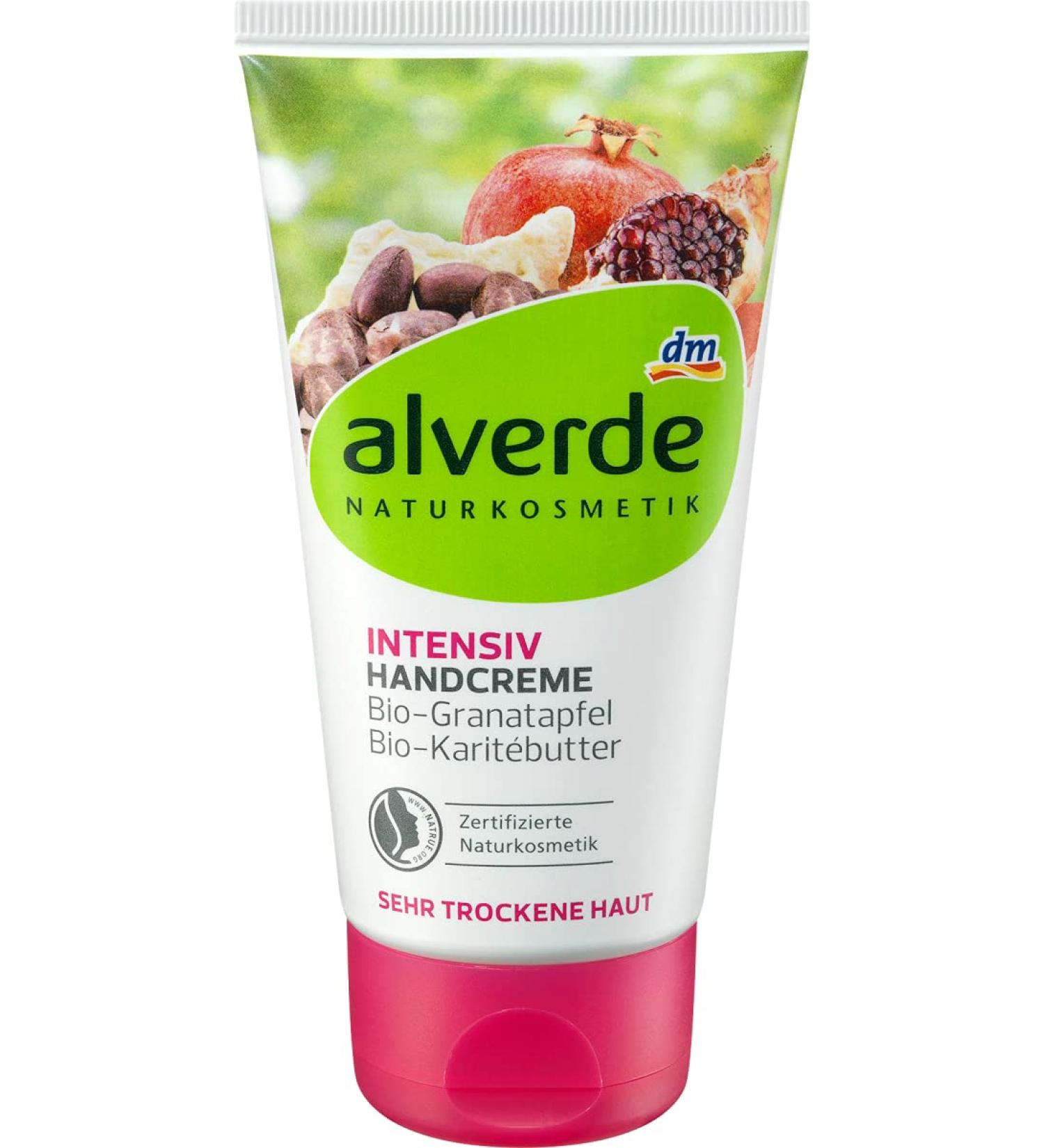 alverde NATURKOSMETIK Hand Cream Intensive Pomegranate Shea Butter 75 ml